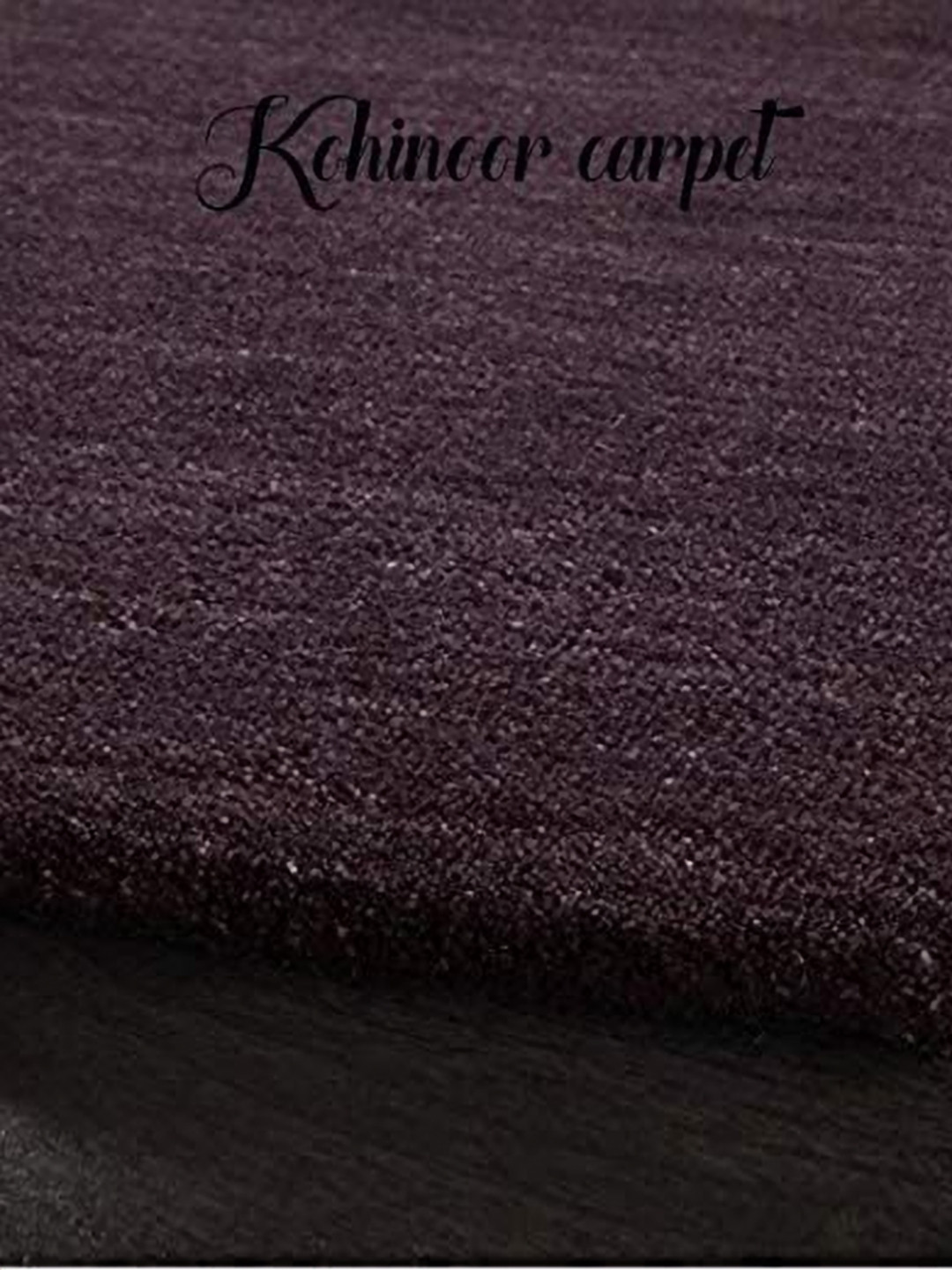 

IMRA CARPET Purple Solid Handmade Woollen Carpet
