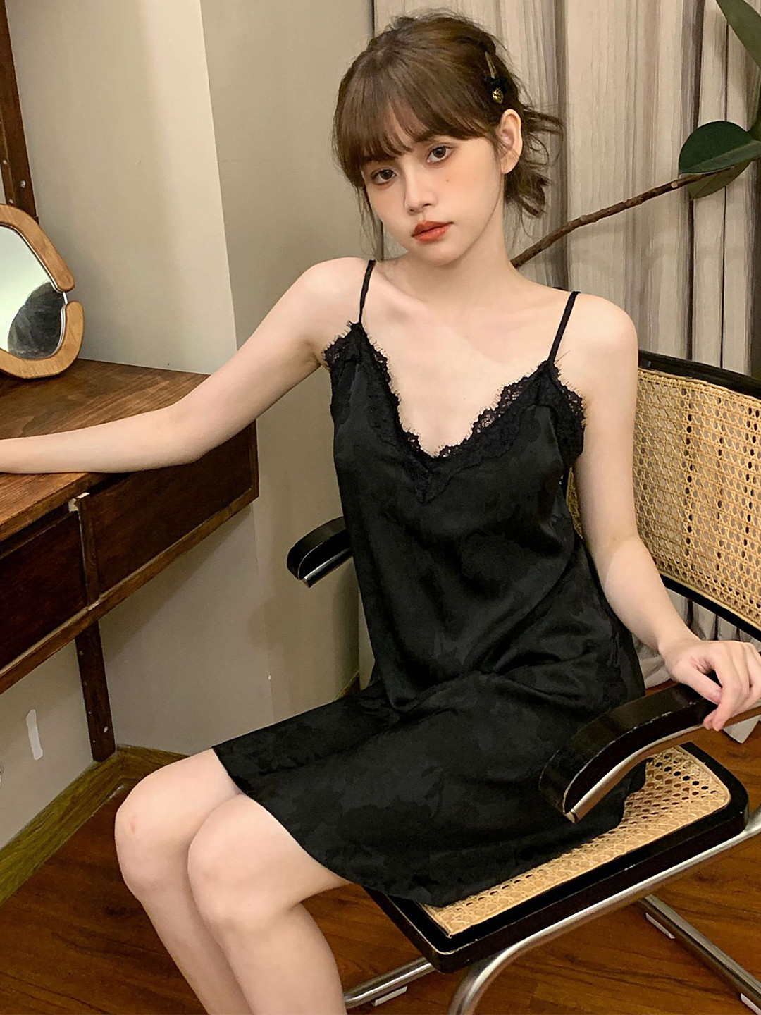 

LULU & SKY Nightdress, Black