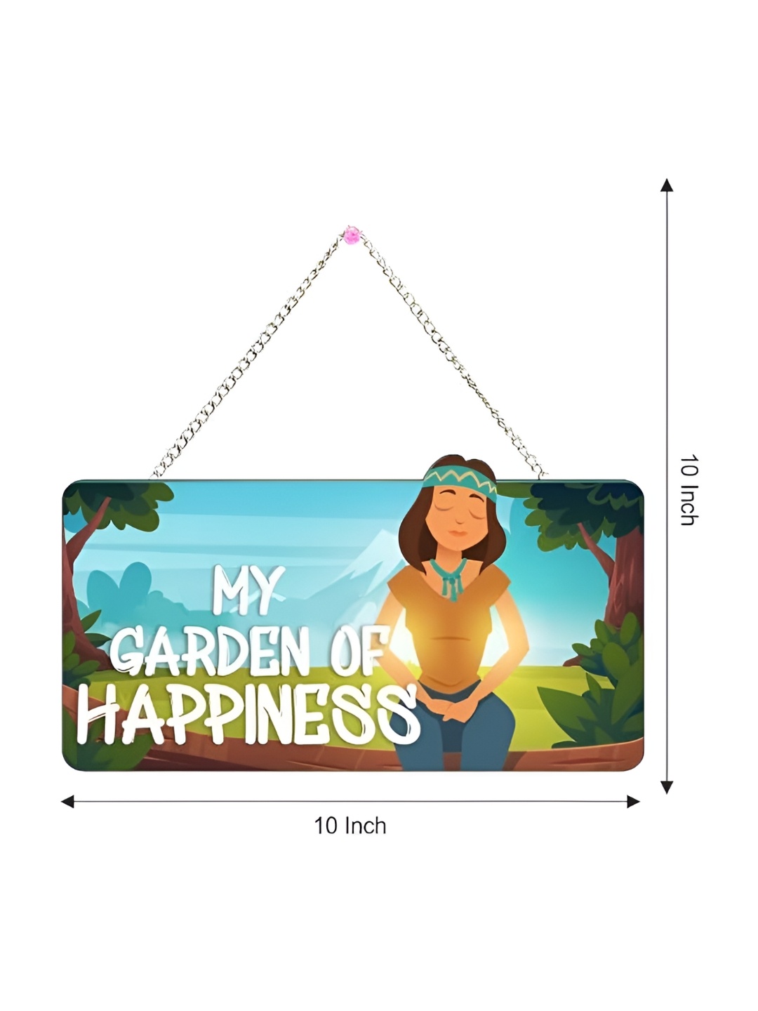 

Nupur Studios Blue & Green Printed Wooden Wall Hangings