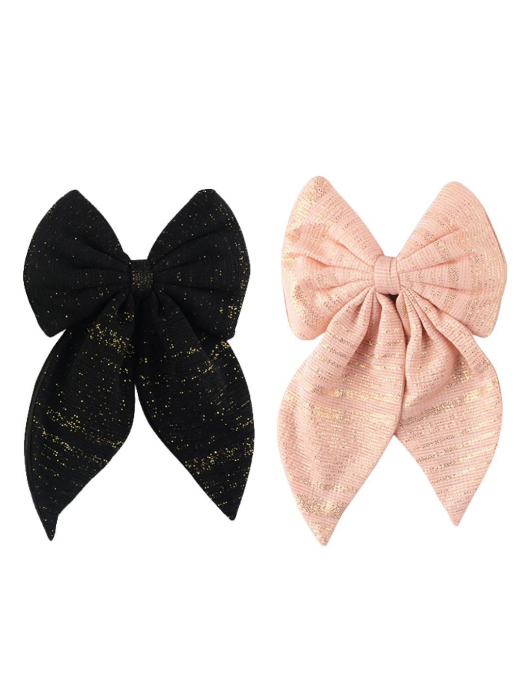 

Radhu & Kabby Women Set of 2 Alligator Hair Clip, Black