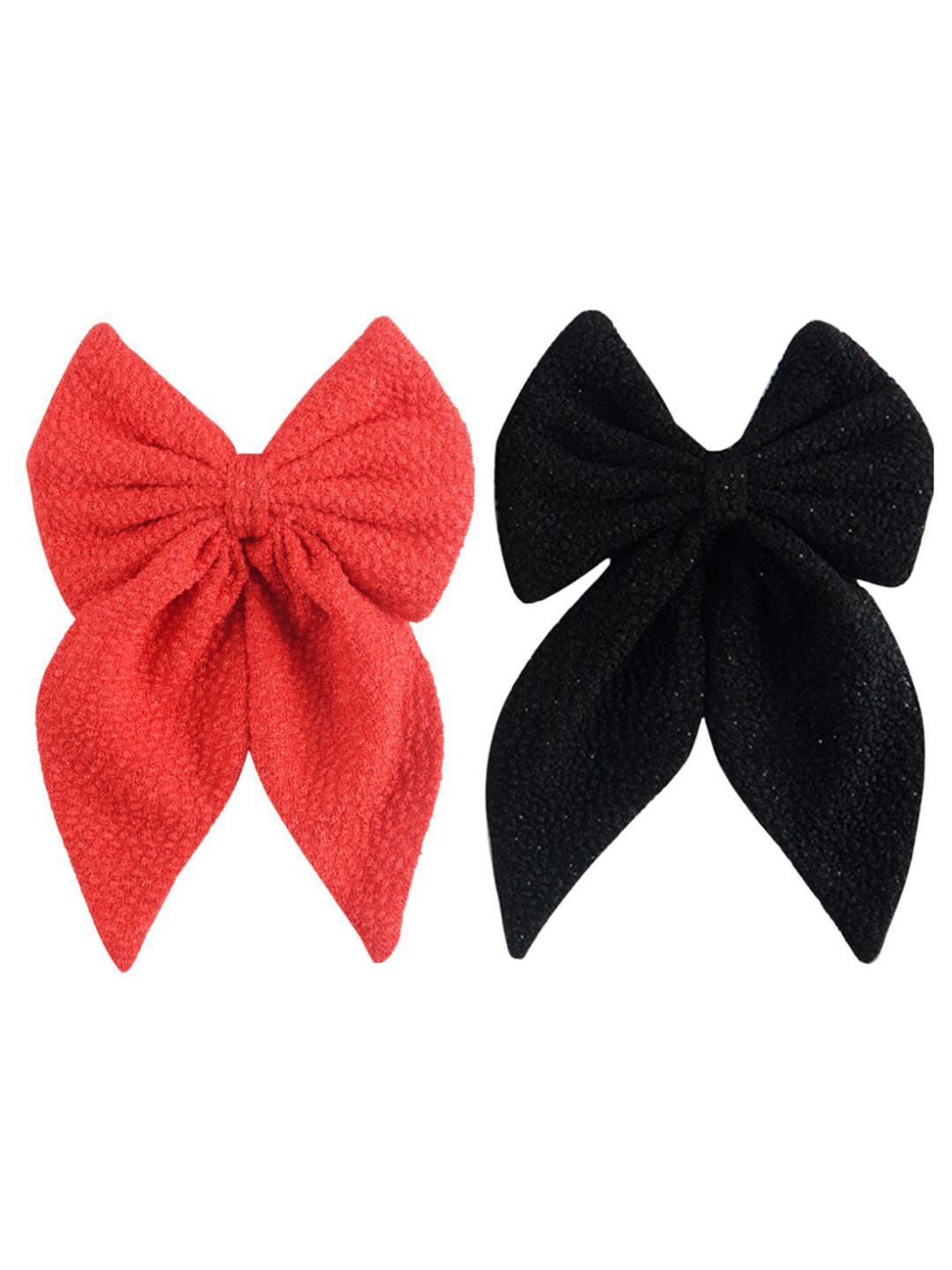 

Radhu & Kabby Women Set of 2 Alligator Hair Clip, Red