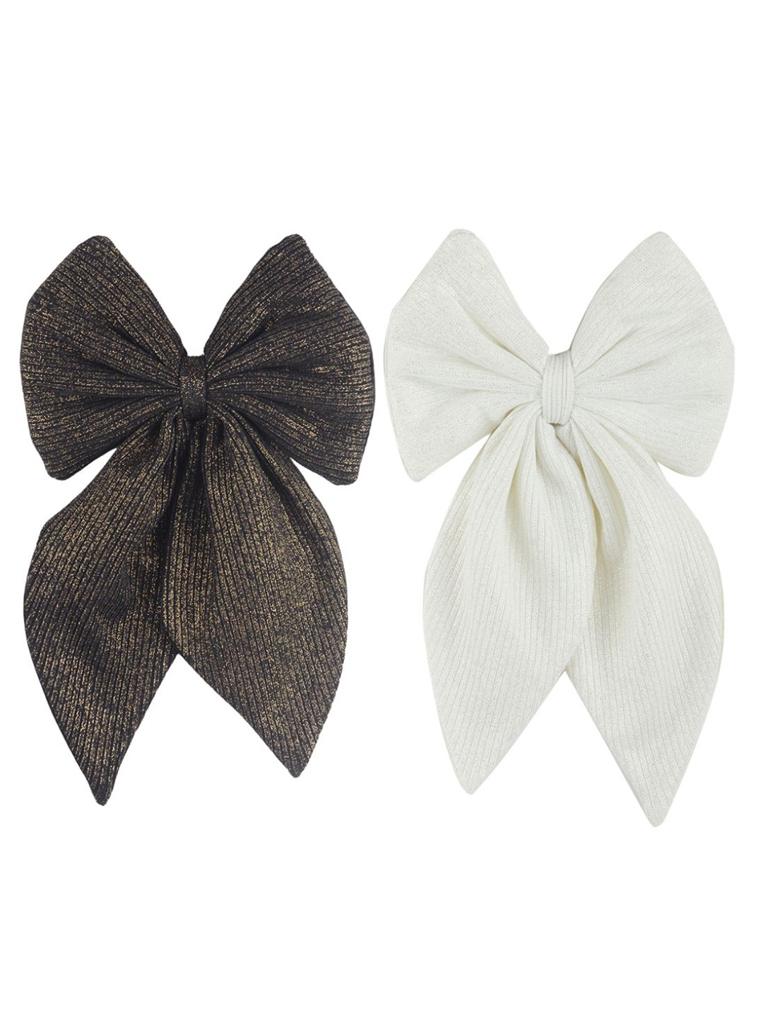 

Radhu & Kabby Women Set of 2 Alligator Hair Clip, White