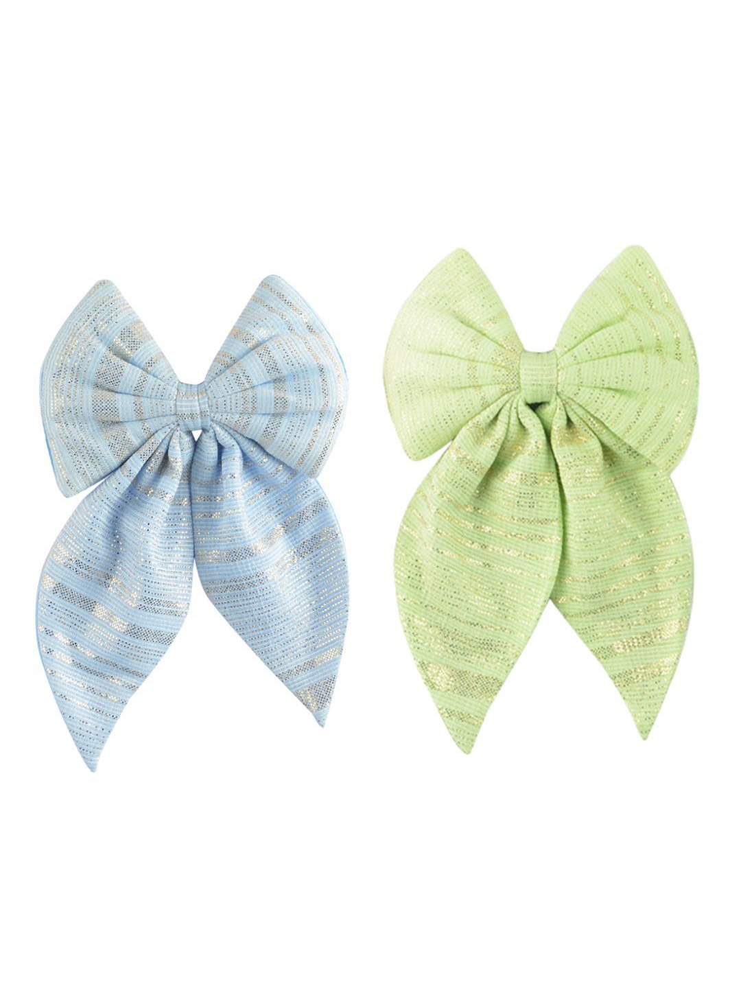 

Radhu & Kabby Women Set of 2 Alligator Hair Clip, Green