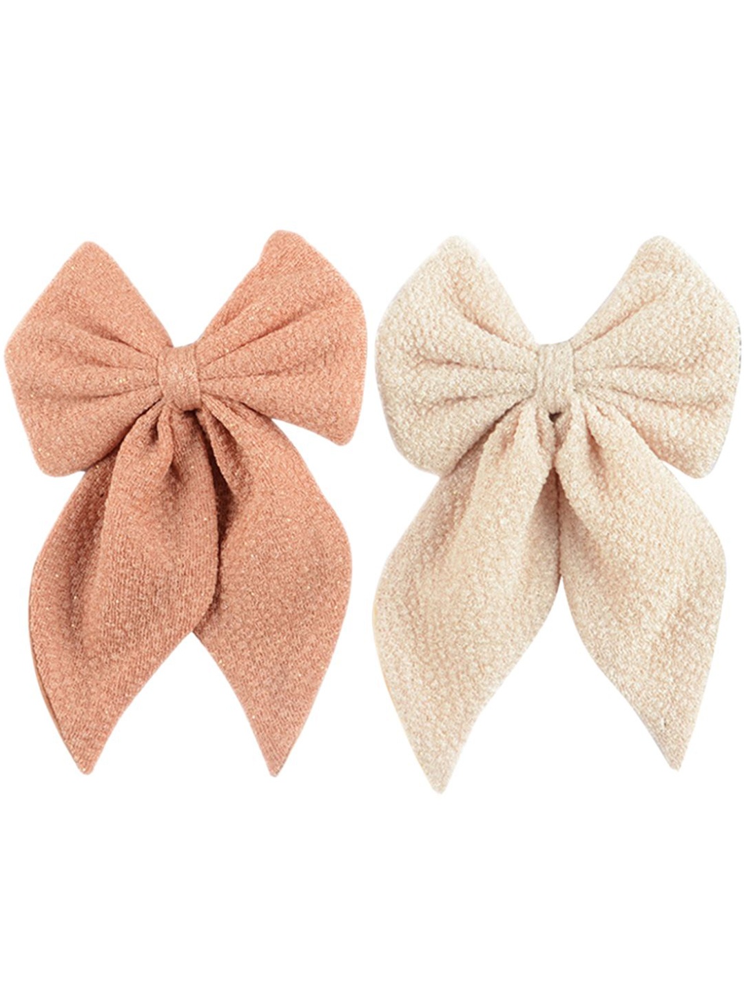 

Radhu & Kabby Women Set of 2 Alligator Hair Clip, Beige