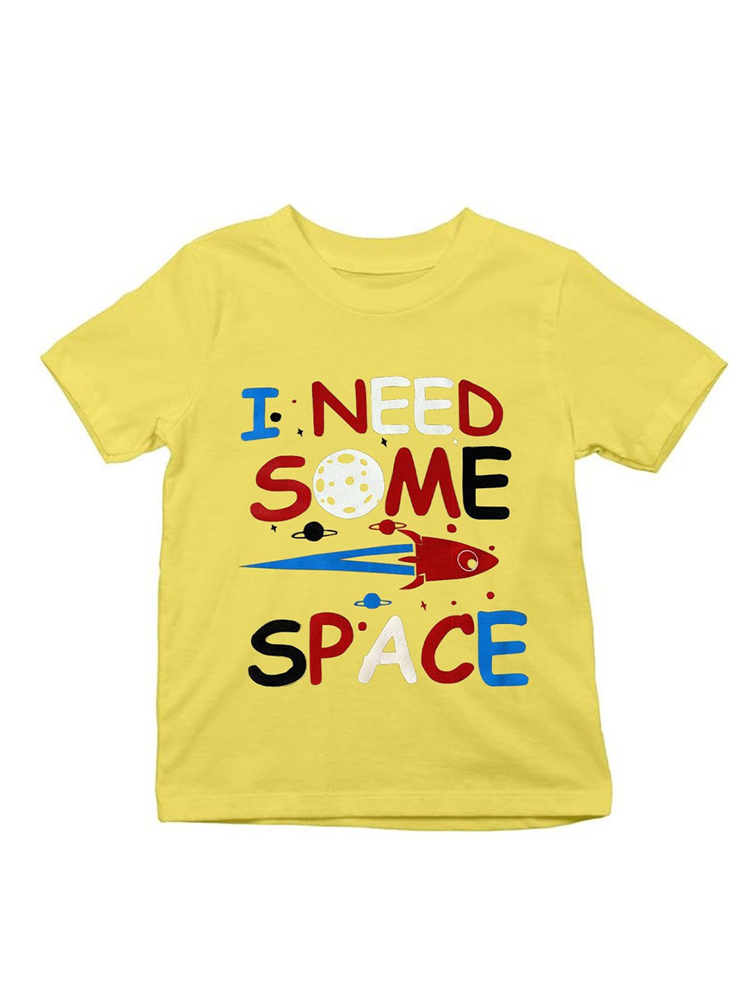 

BAESD Boys Typography Printed Moisture Wicking Applique T-shirt, Multi