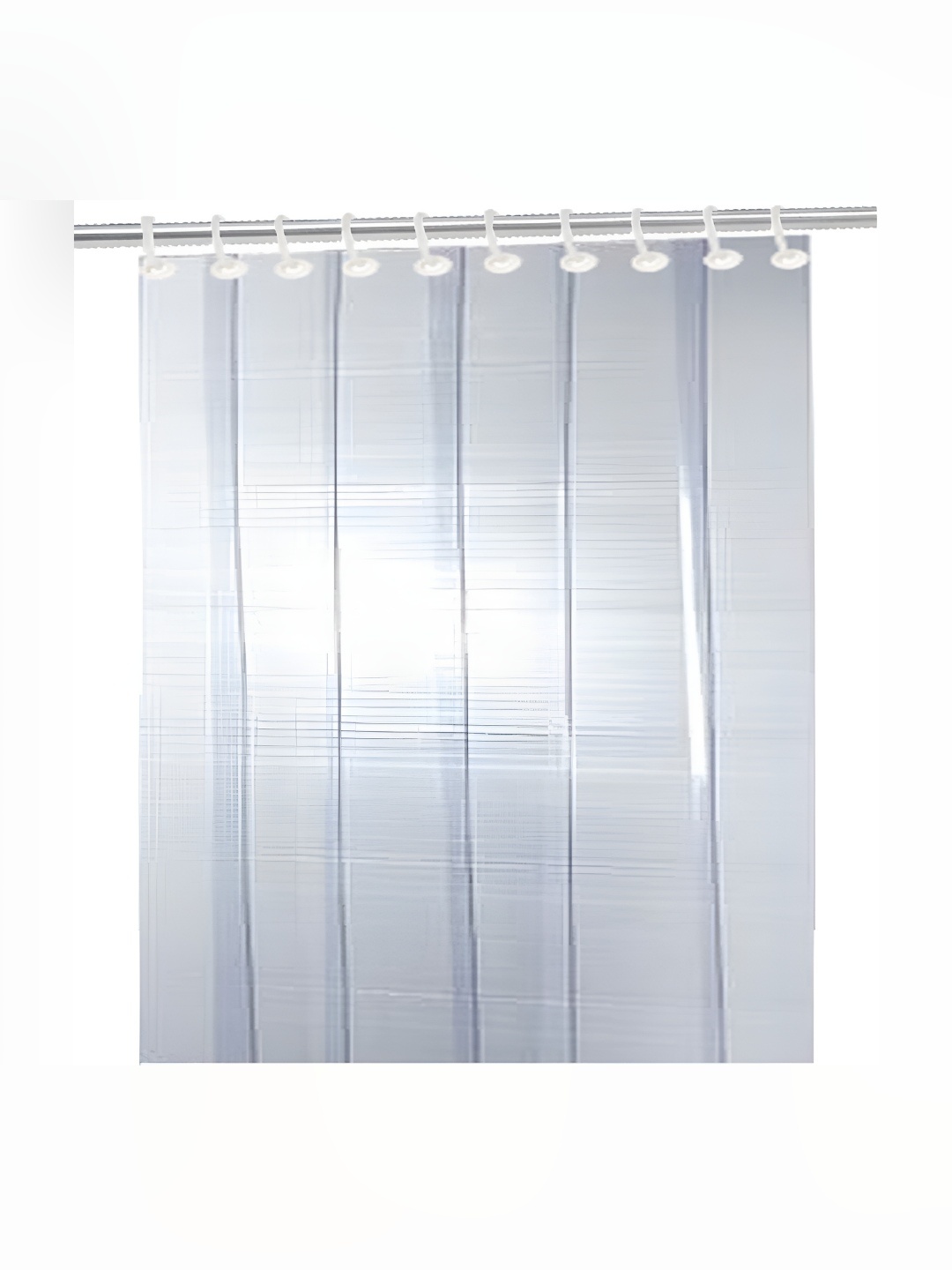 

CASA-NEST 6 Strips PVC Thick AC Curtain Transparent Shower Curtains