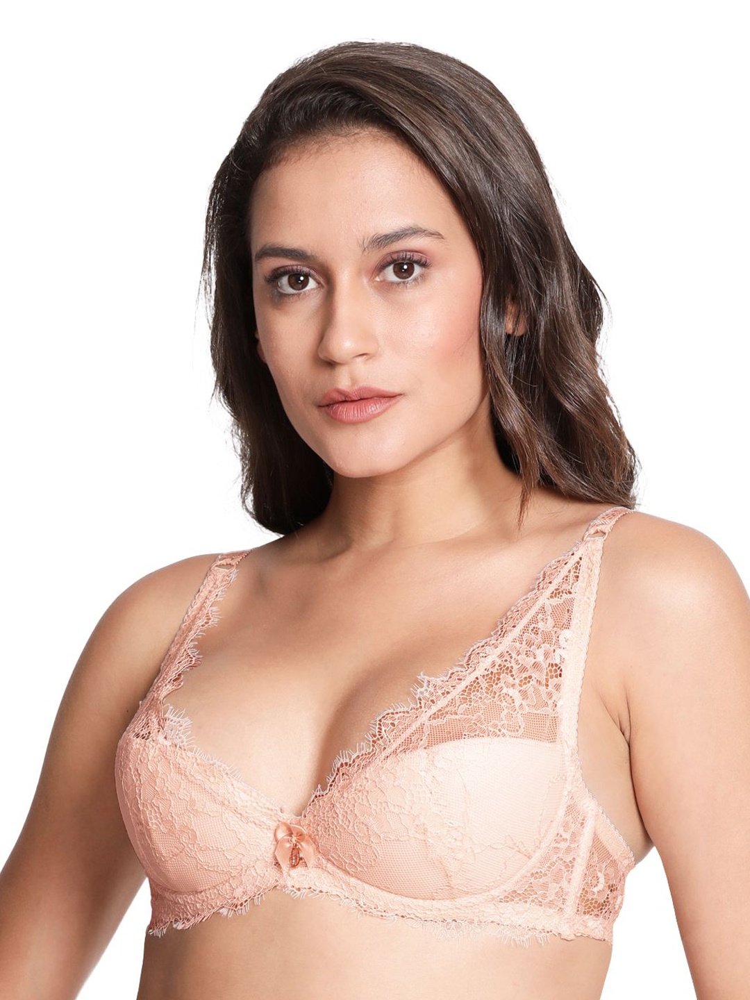 

Susie Bra Medium Coverage Underwired Lightly Padded, Peach