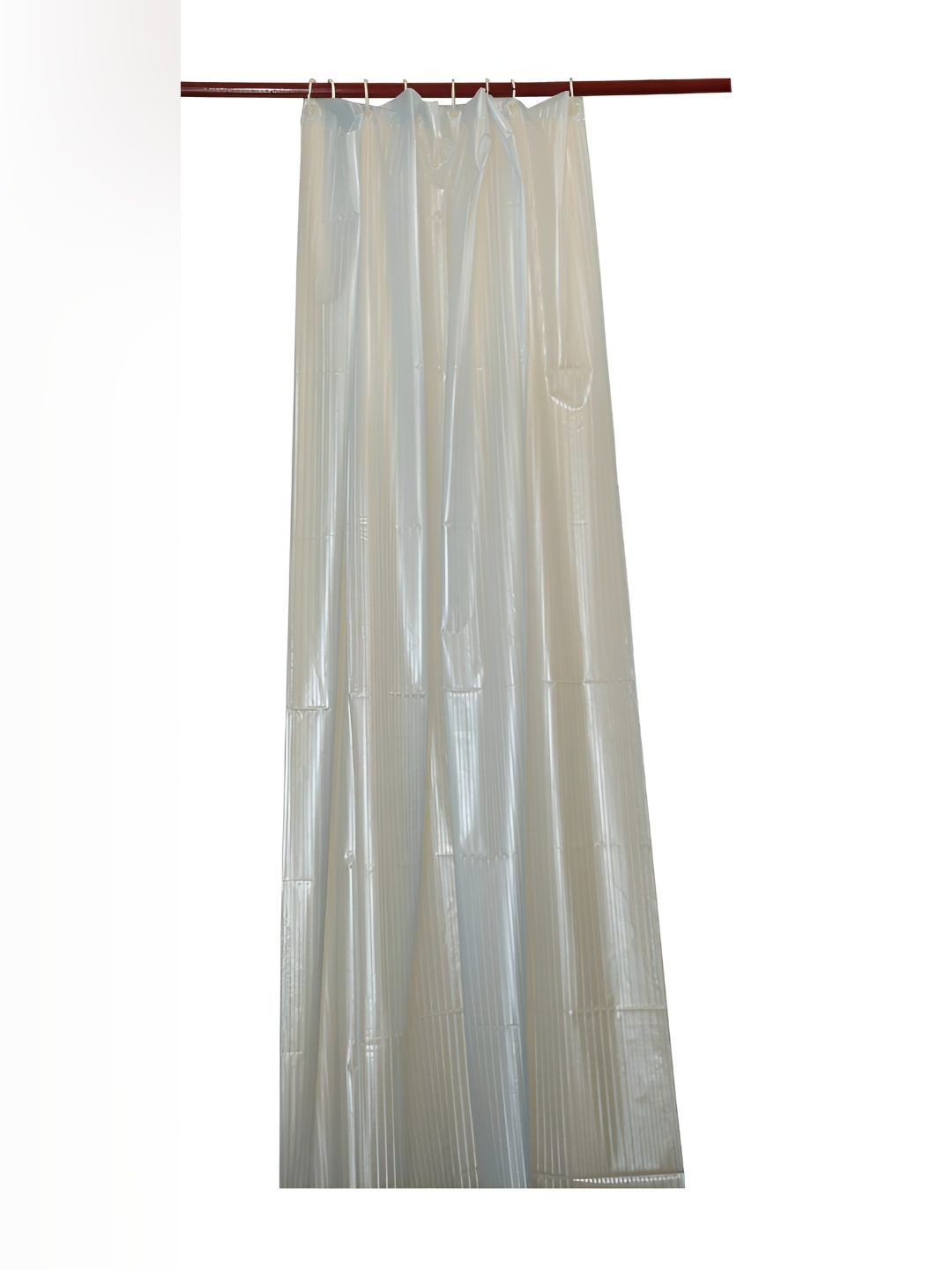 

CASA-NEST Off White Self Design Shower Curtain