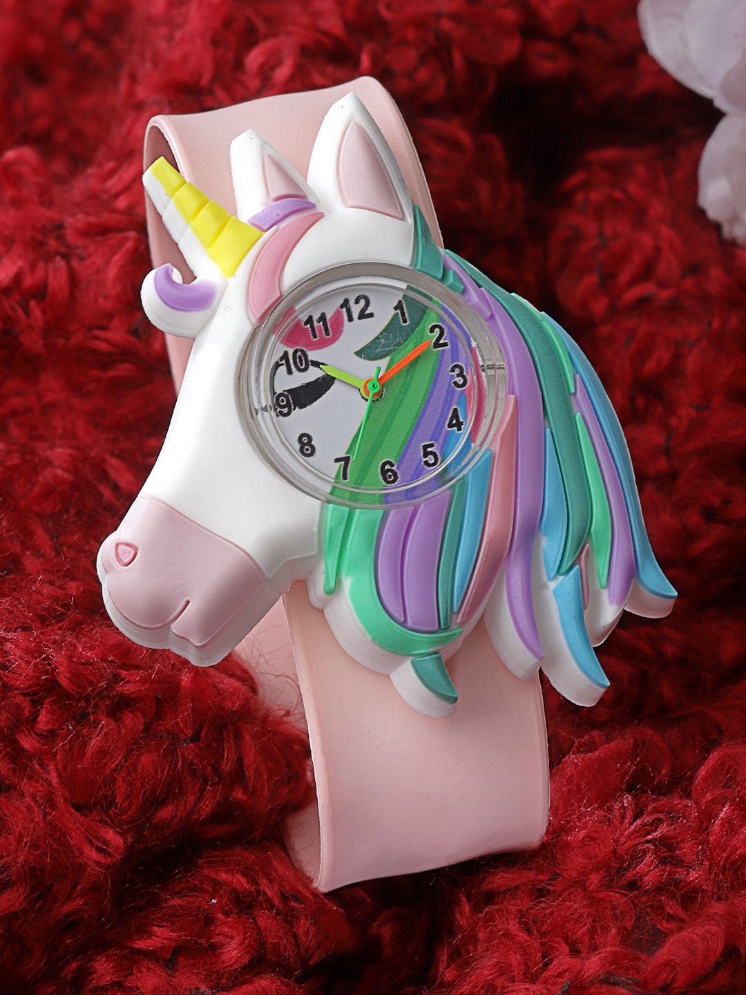 

Stoln Girls Unicorn Shaped Dial Pink Analog Watch