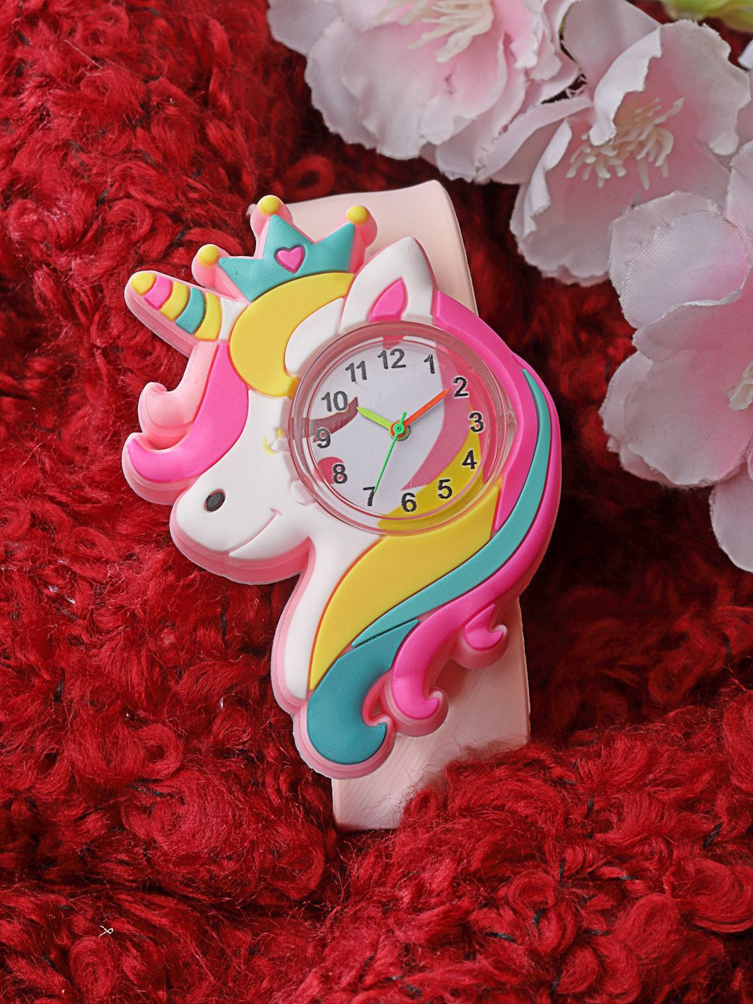 

Stoln Girls Unicorn Shaped Dial Pink Analog Watch