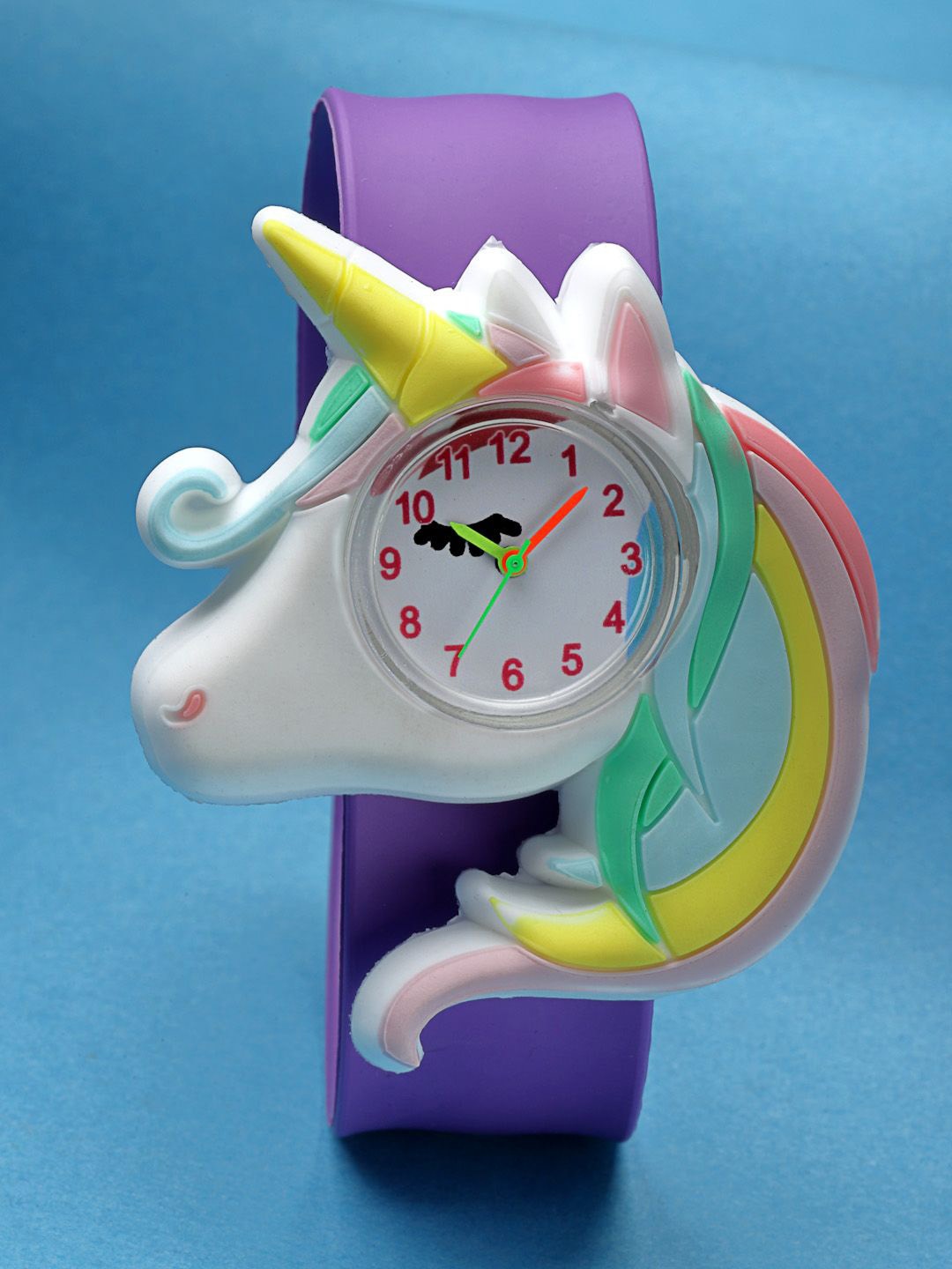 

Stoln Girls Unicorn Shaped Dial Purple Analog Watch