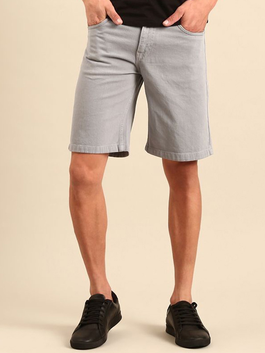 

Mast & Harbour Men Shorts, Grey melange