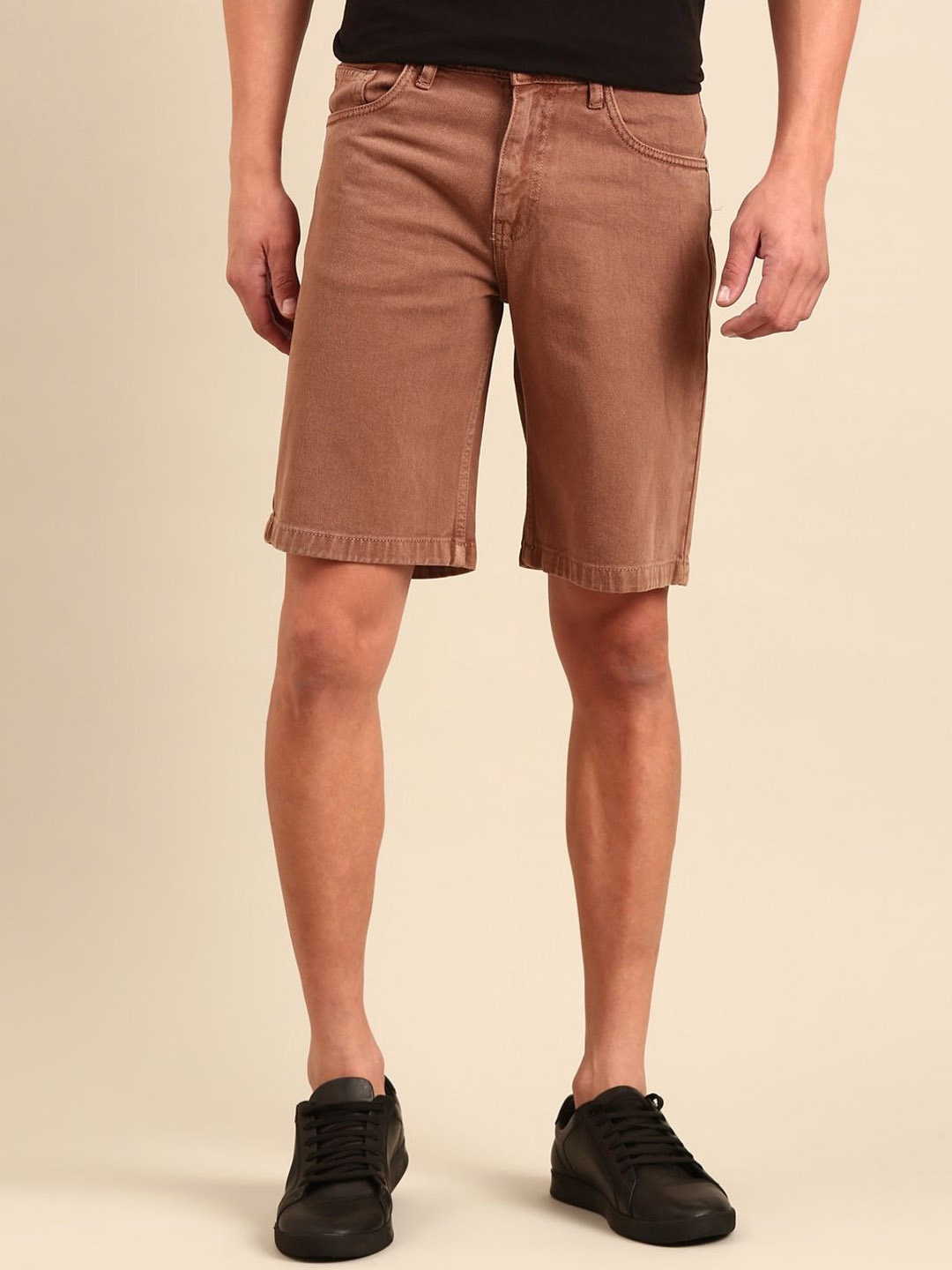 

Mast & Harbour Men Shorts, Coffee brown