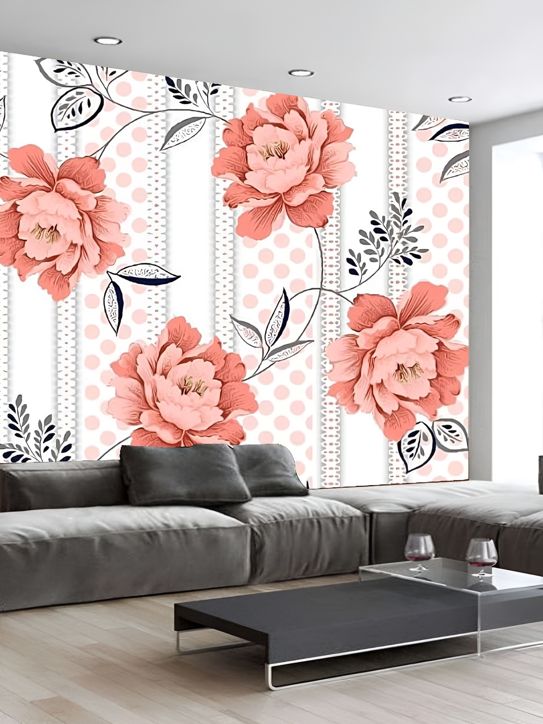 

Aura Pink & White Printed Self-Adhesive Wall Sicker