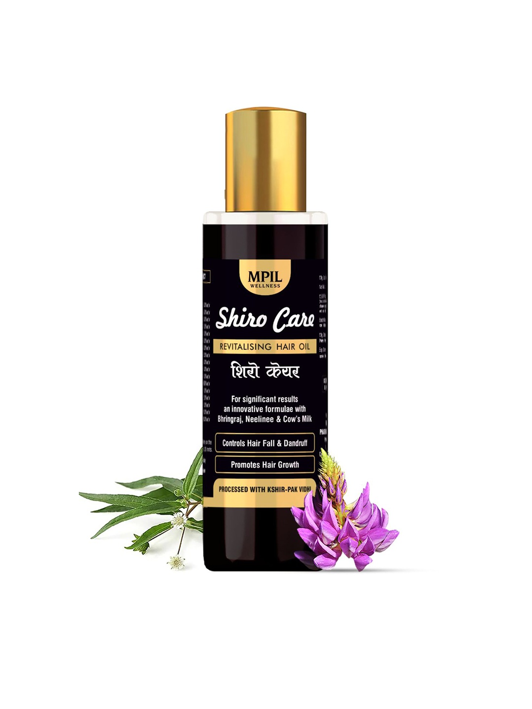 

MPIL WELLNESS Shiro Care Hair Oil With Bhringraj - 100ml, Black