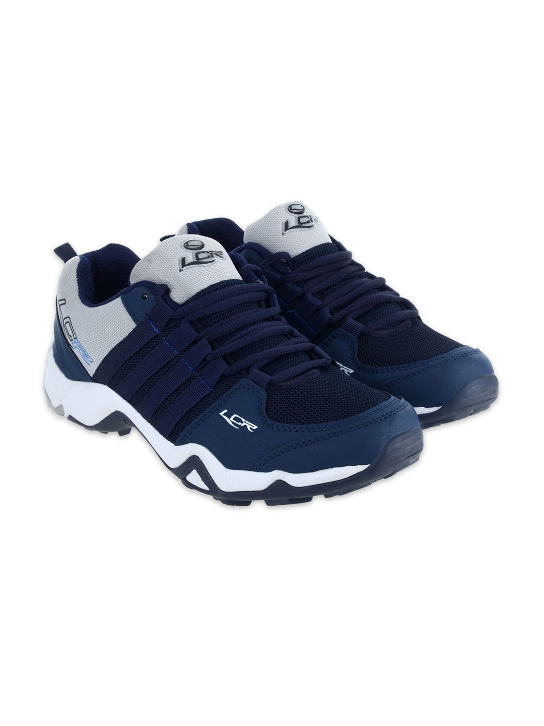 

Lancer Men Textile Walking Shoes, Navy blue