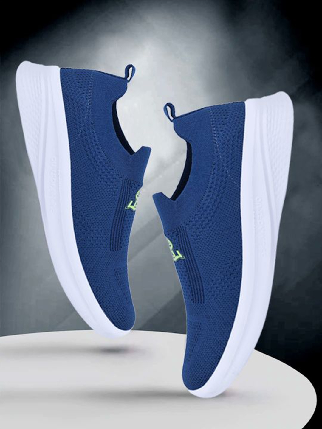 

Lancer Men Textile Walking Shoes, Blue