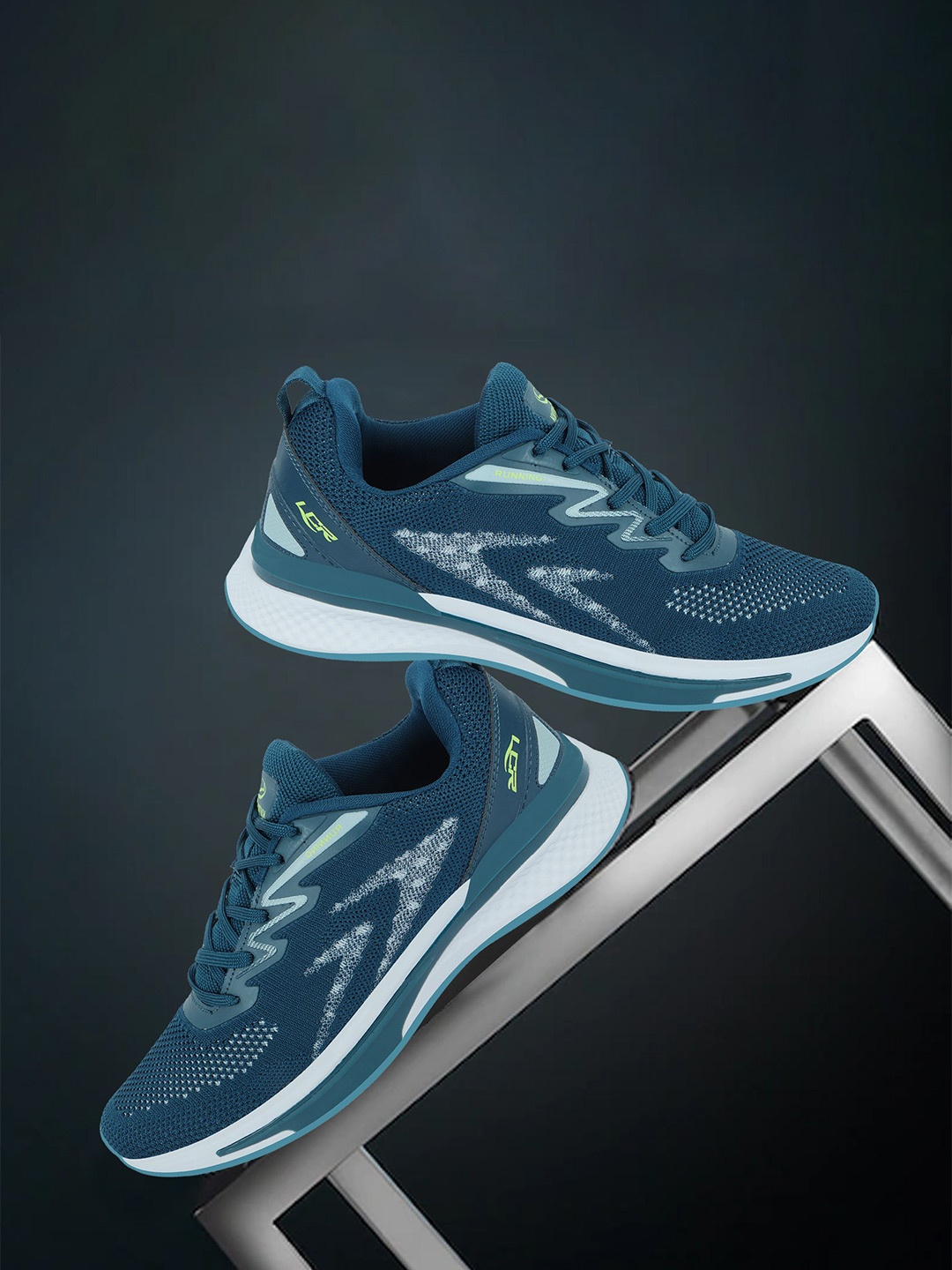 

Lancer Men Textile Walking Shoes, Sea green