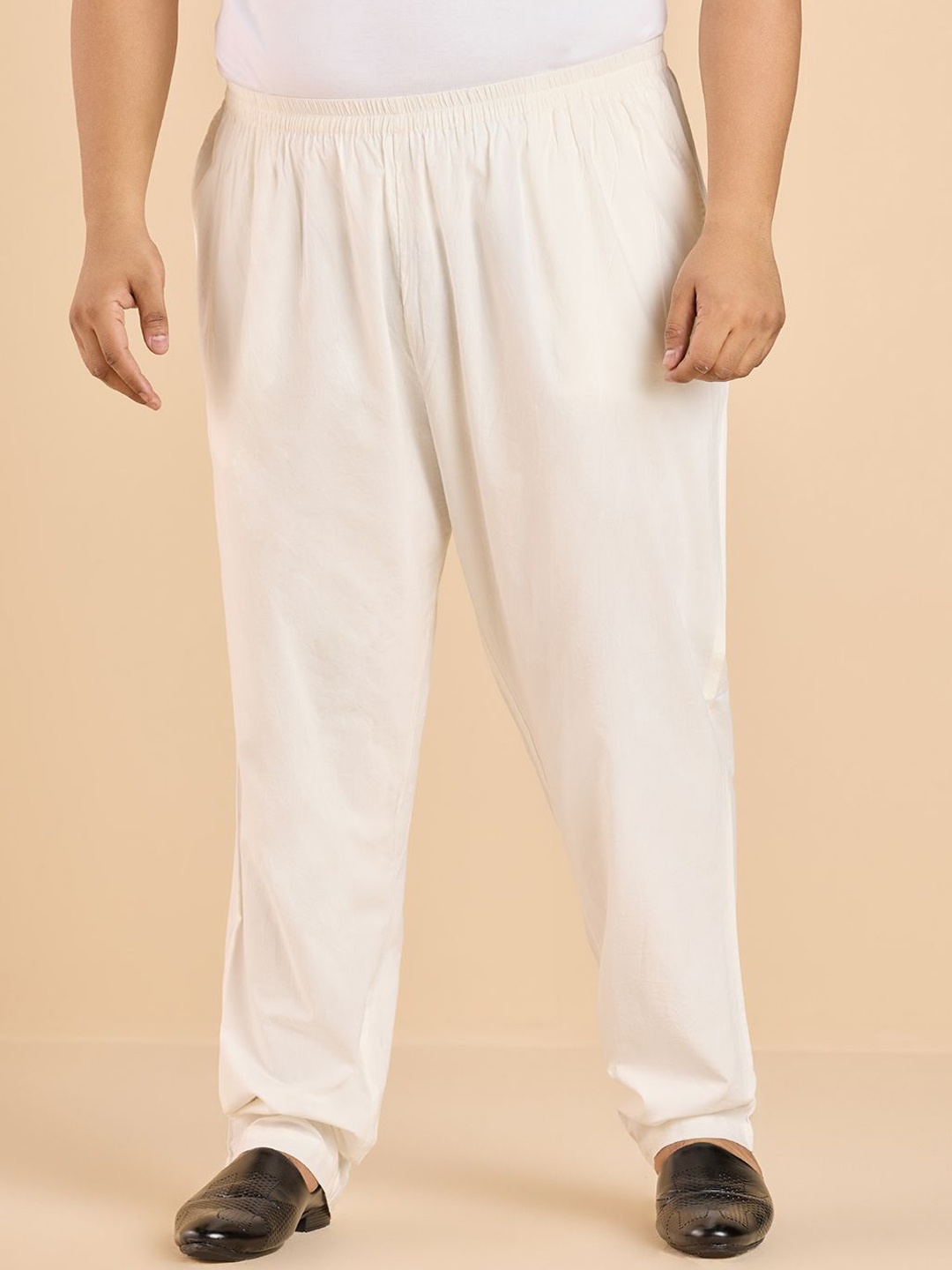 

Big Hello - The Plus Life Men Mid Rise Pyjamas, White
