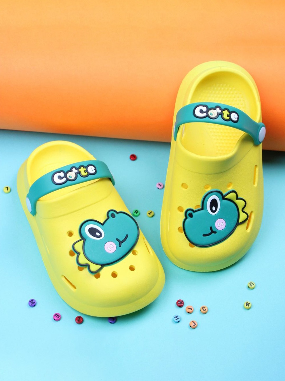 

BAESD Unisex Kids Clogs, Yellow