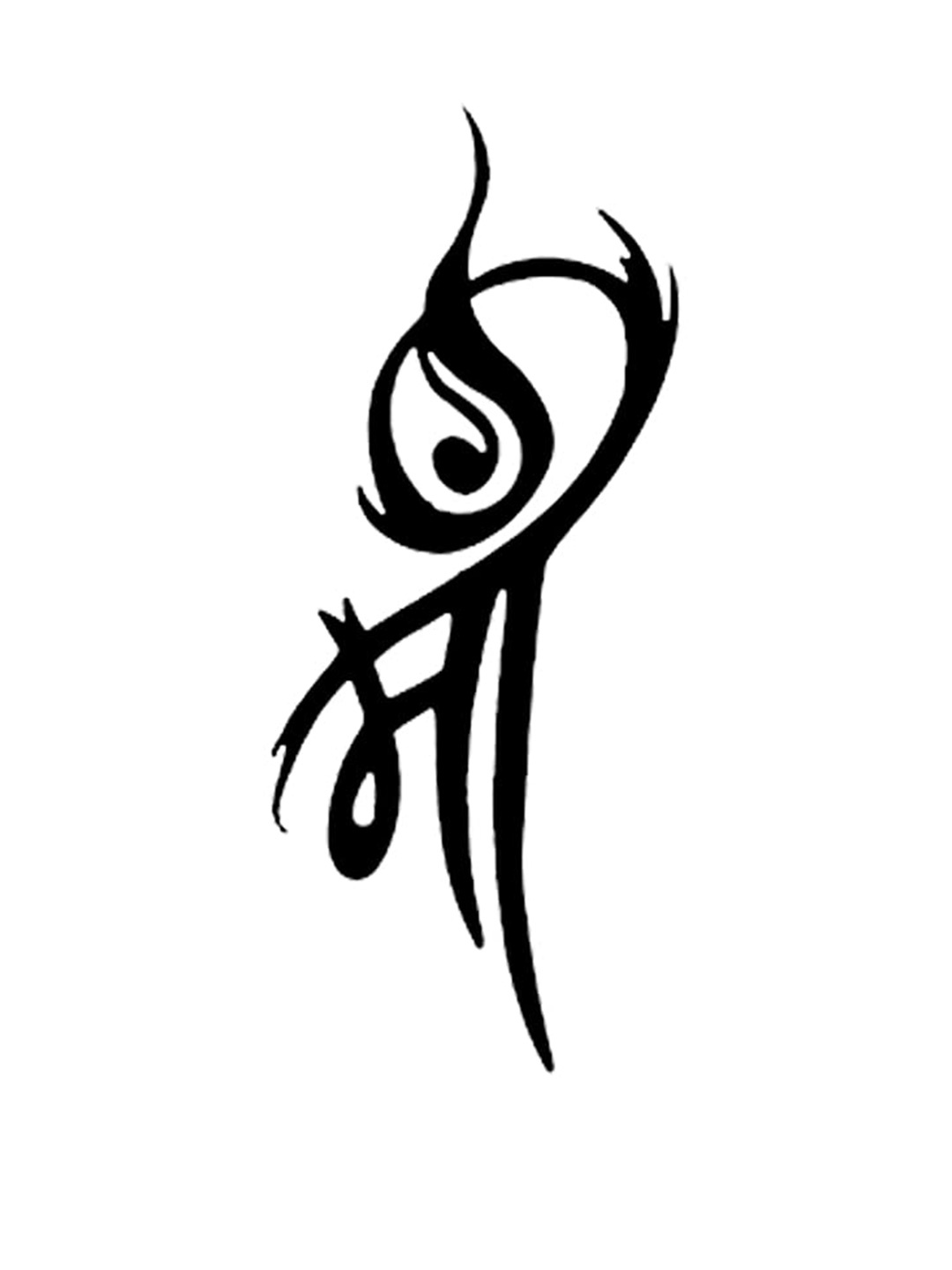 

Comet Busters Temporary Body Jewel Tattoo, Black