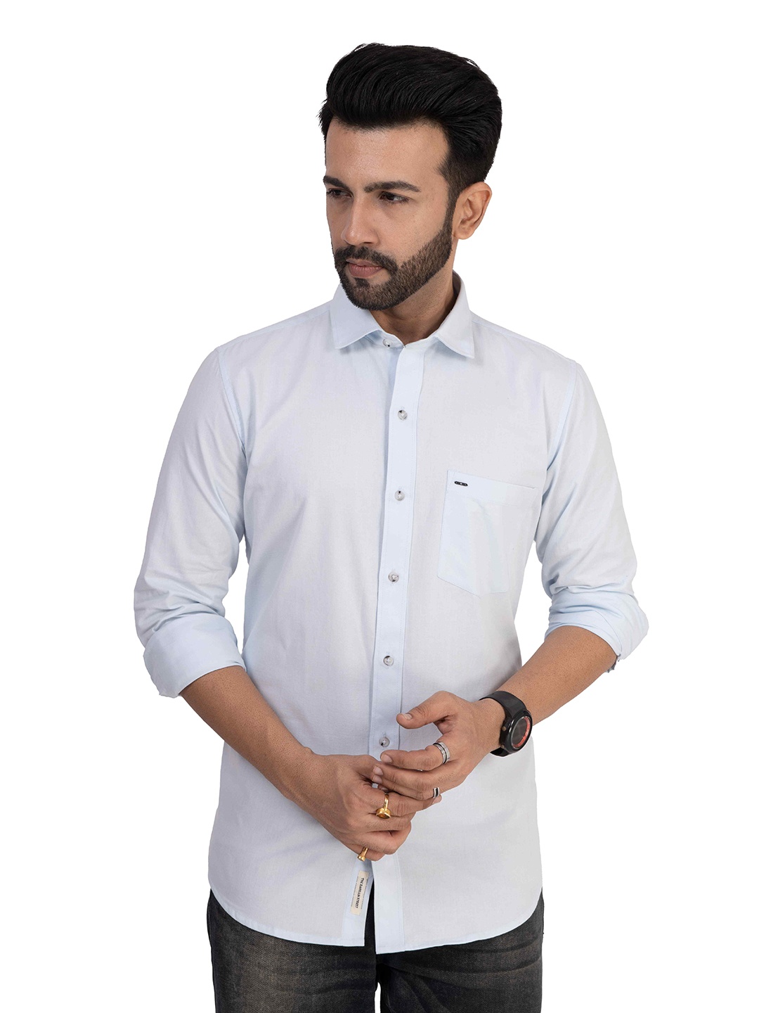 

TBS- THE BARGAIN STREET Men Comfort Opaque Casual Shirt, Blue