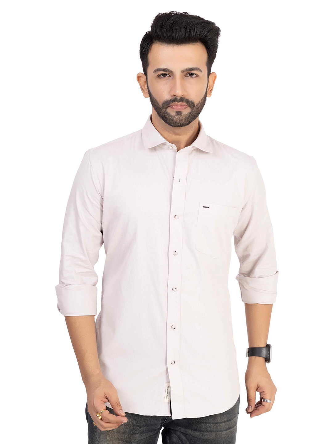 

TBS- THE BARGAIN STREET Men Comfort Opaque Casual Shirt, Grey