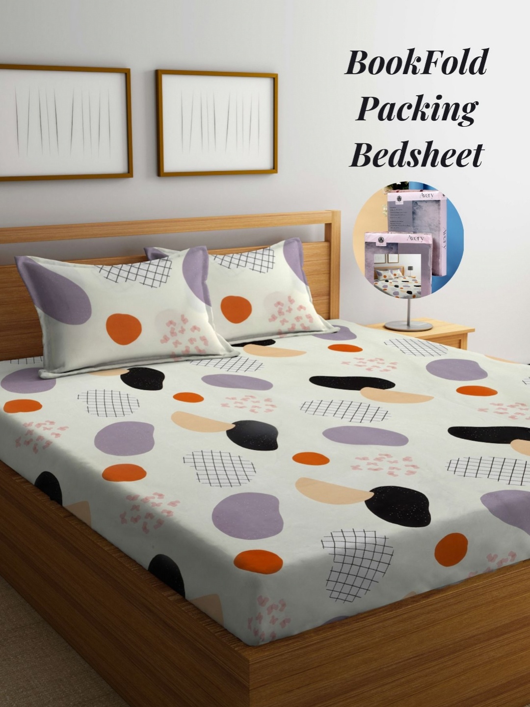

Arrabi Cream & Red Ethnic Motifs 300 TC King Bedsheet With 2 Pillow Covers