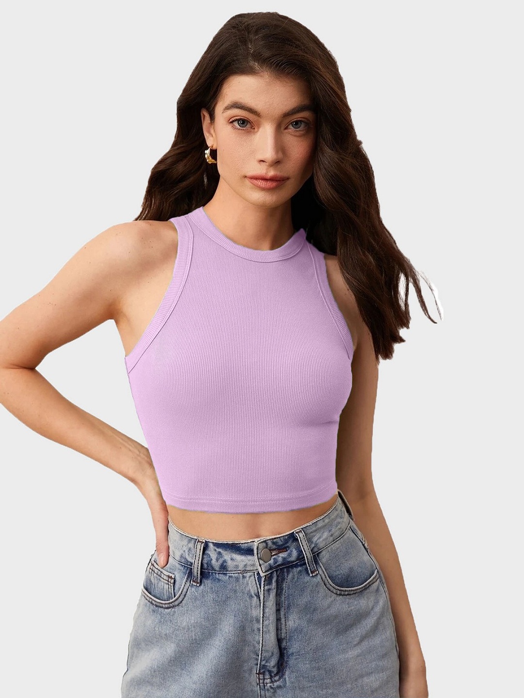 

Tivante Styled Back Top, Lavender