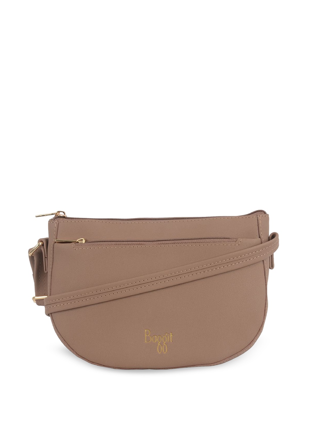 

Baggit PU Structured Sling Bag with Tasselled, Pink