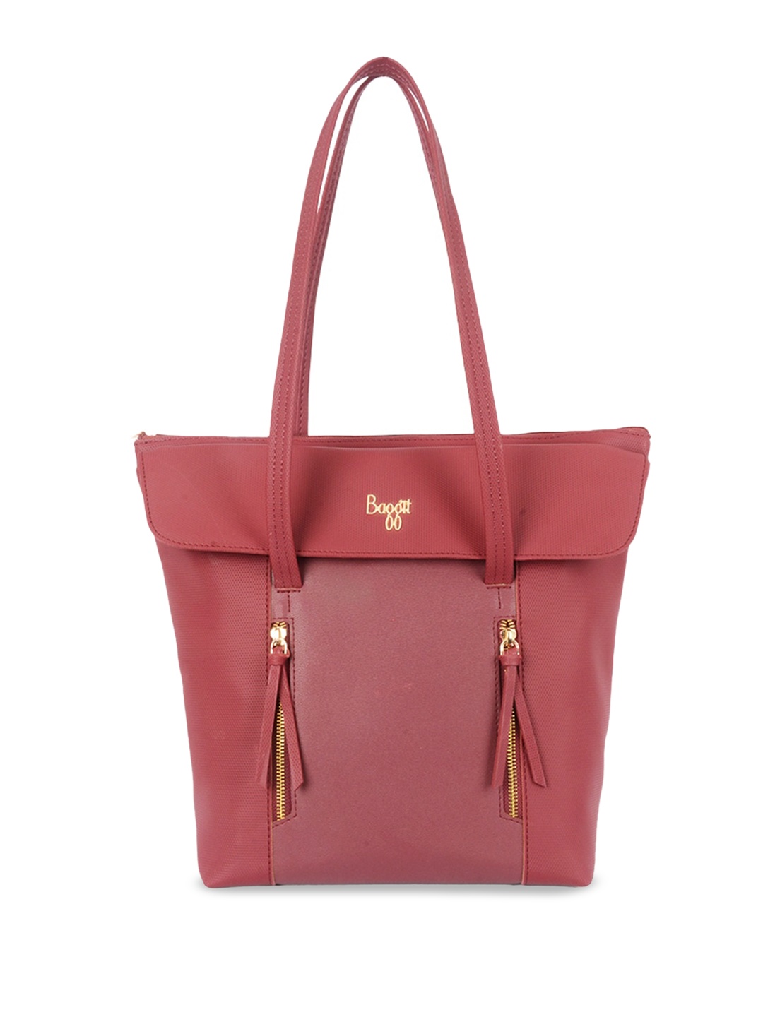 

Baggit PU Structured Tasseled Shoulder Handbags, Red