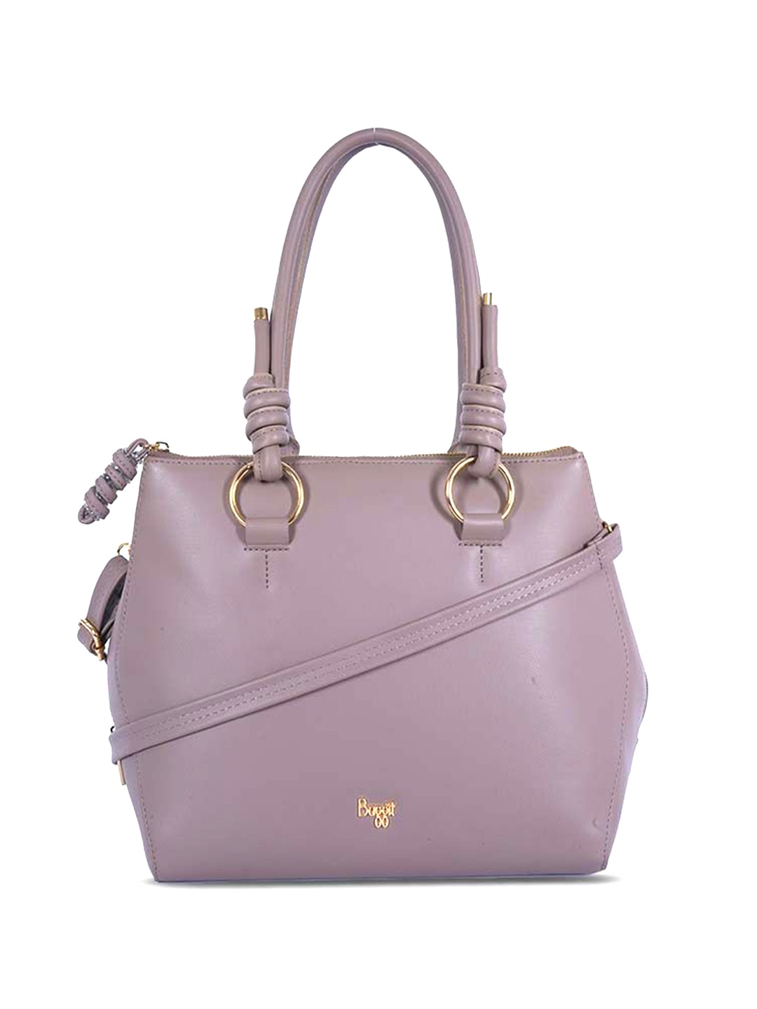 

Baggit PU Structured Handheld Bag, Pink