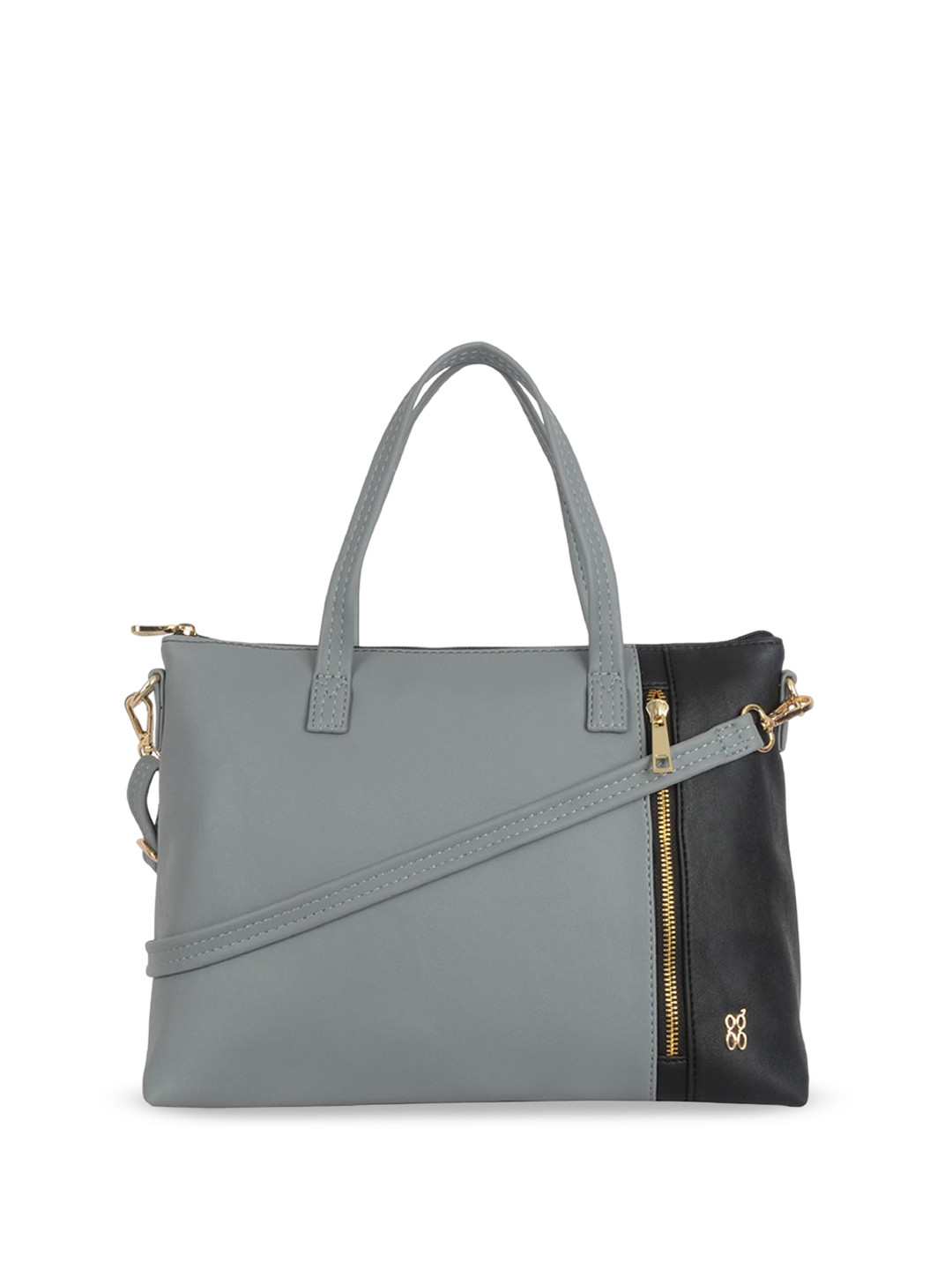 

Baggit PU Oversized Structured Shoulder Bag, Black
