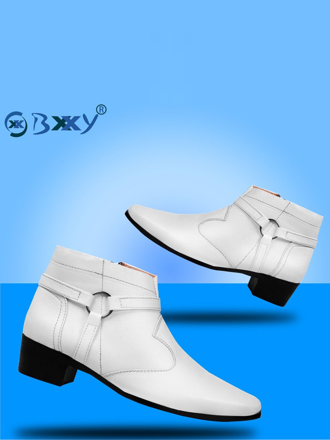 

Bxxy Men Mid-Top Elevator Boots, White