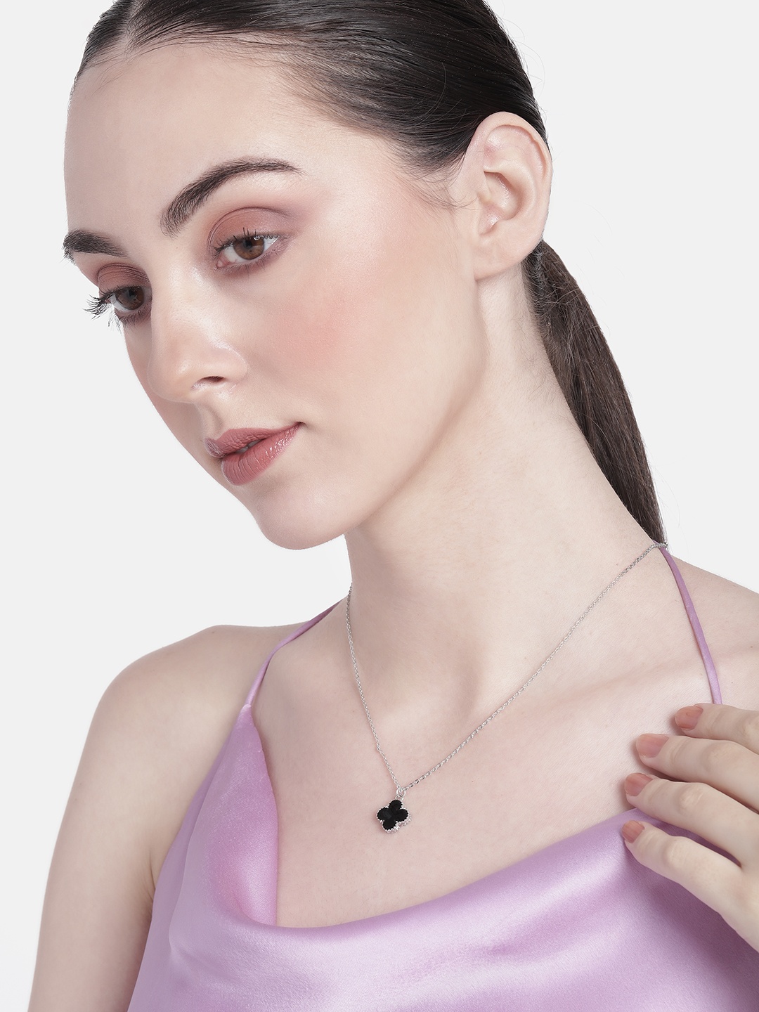 

Estele Rhodium-Plated Chain, Silver