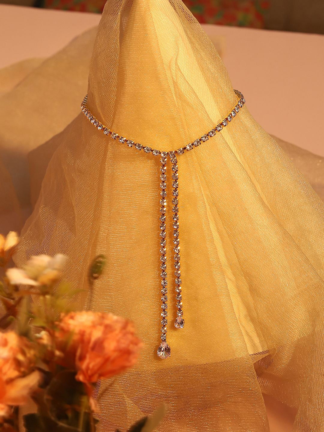 

SOHI Gold-Plated Necklace, Silver