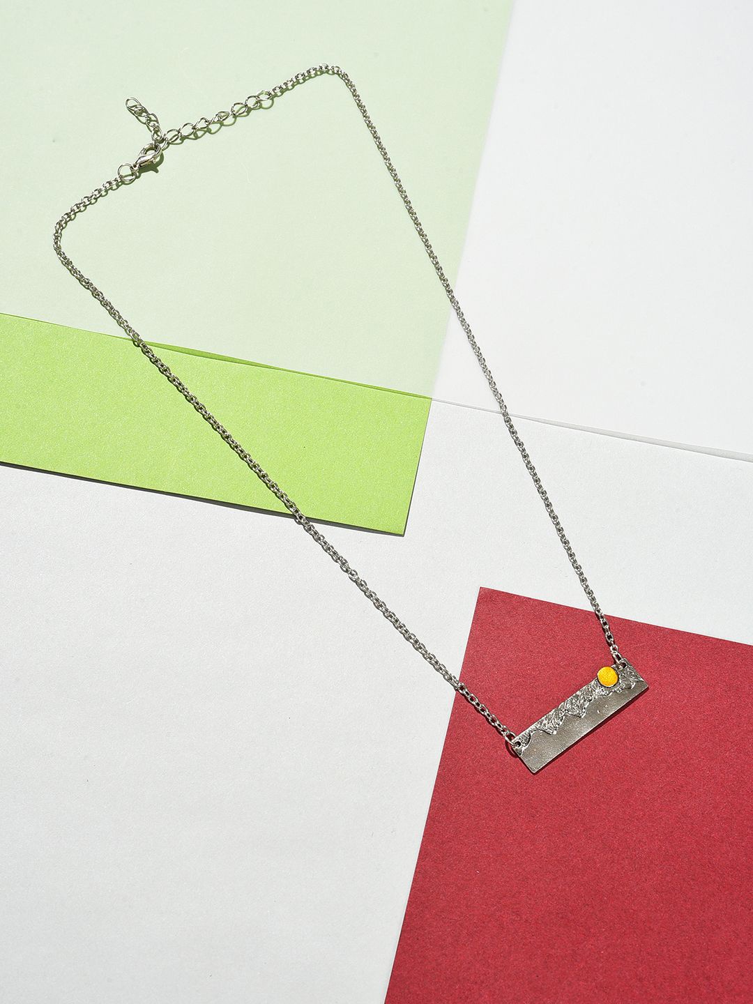 

SOHI Silver-Plated Minimal Chain