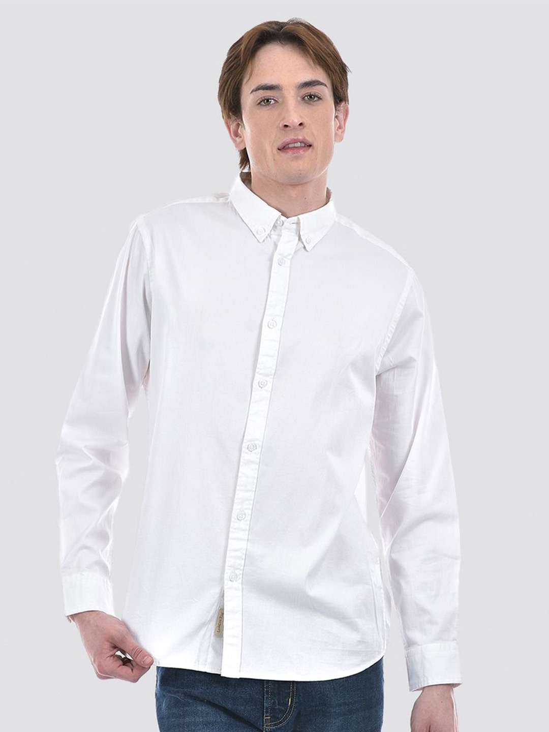 

LONDON FOG Men Opaque Casual Shirt, White