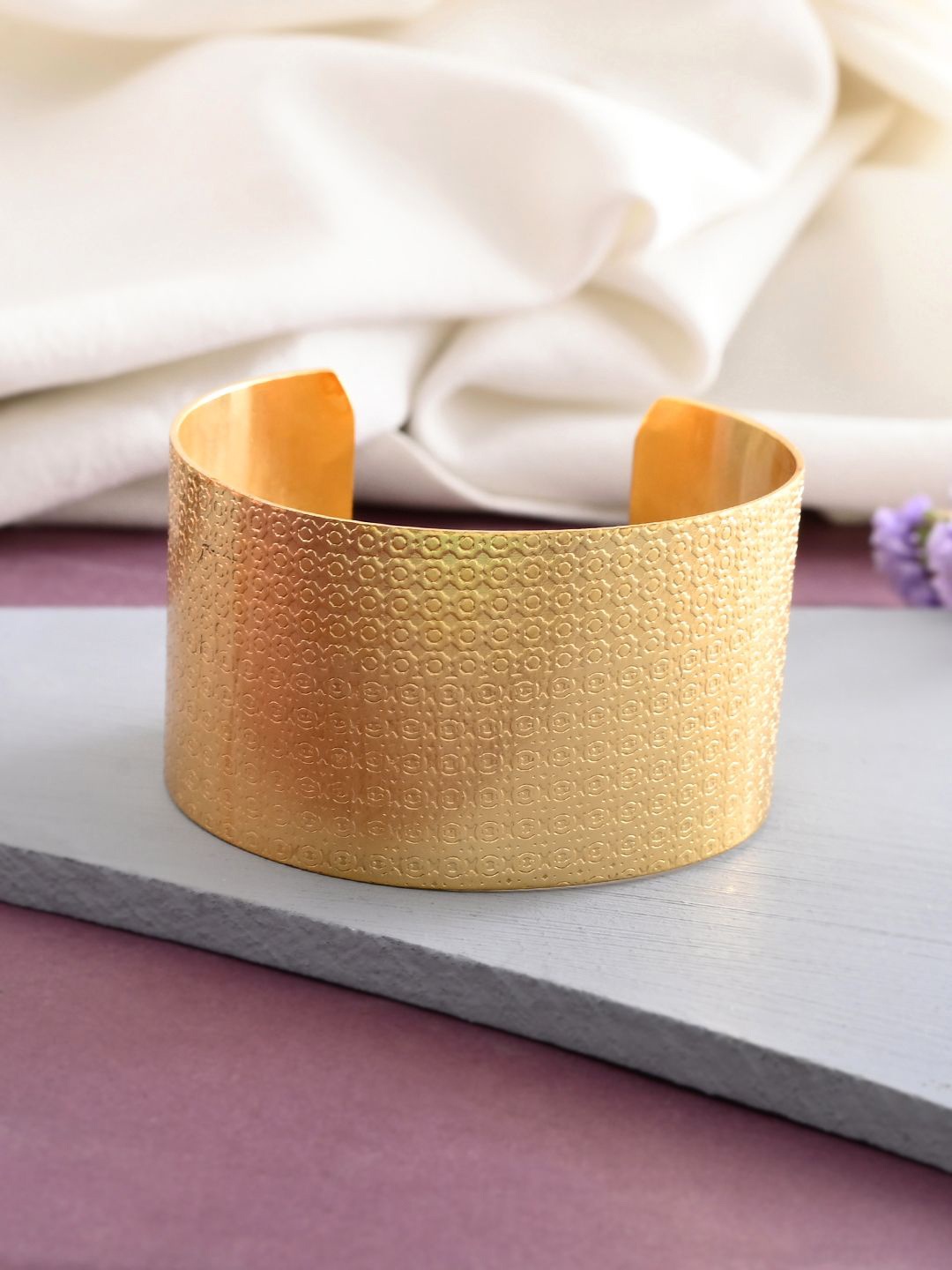 

Silvermerc Designs Gold Plated Cuff Bracelet