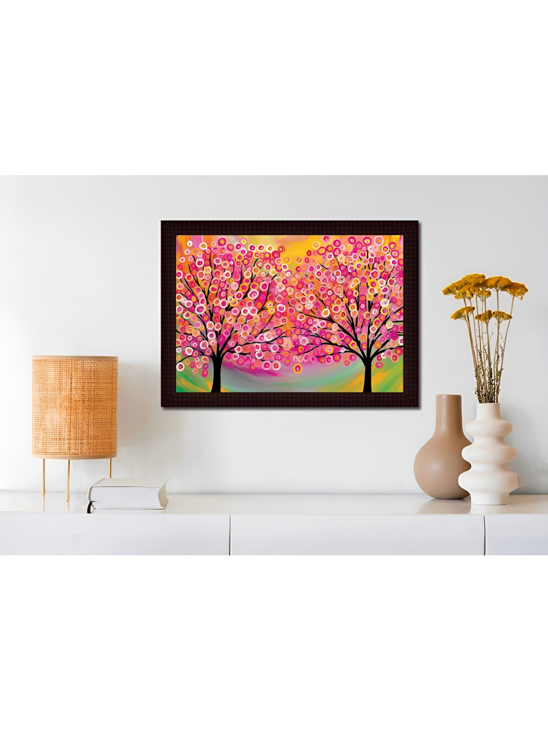 

Tamatina Yellow & Pink Canvas Sunny Day in Autumn Wall Art