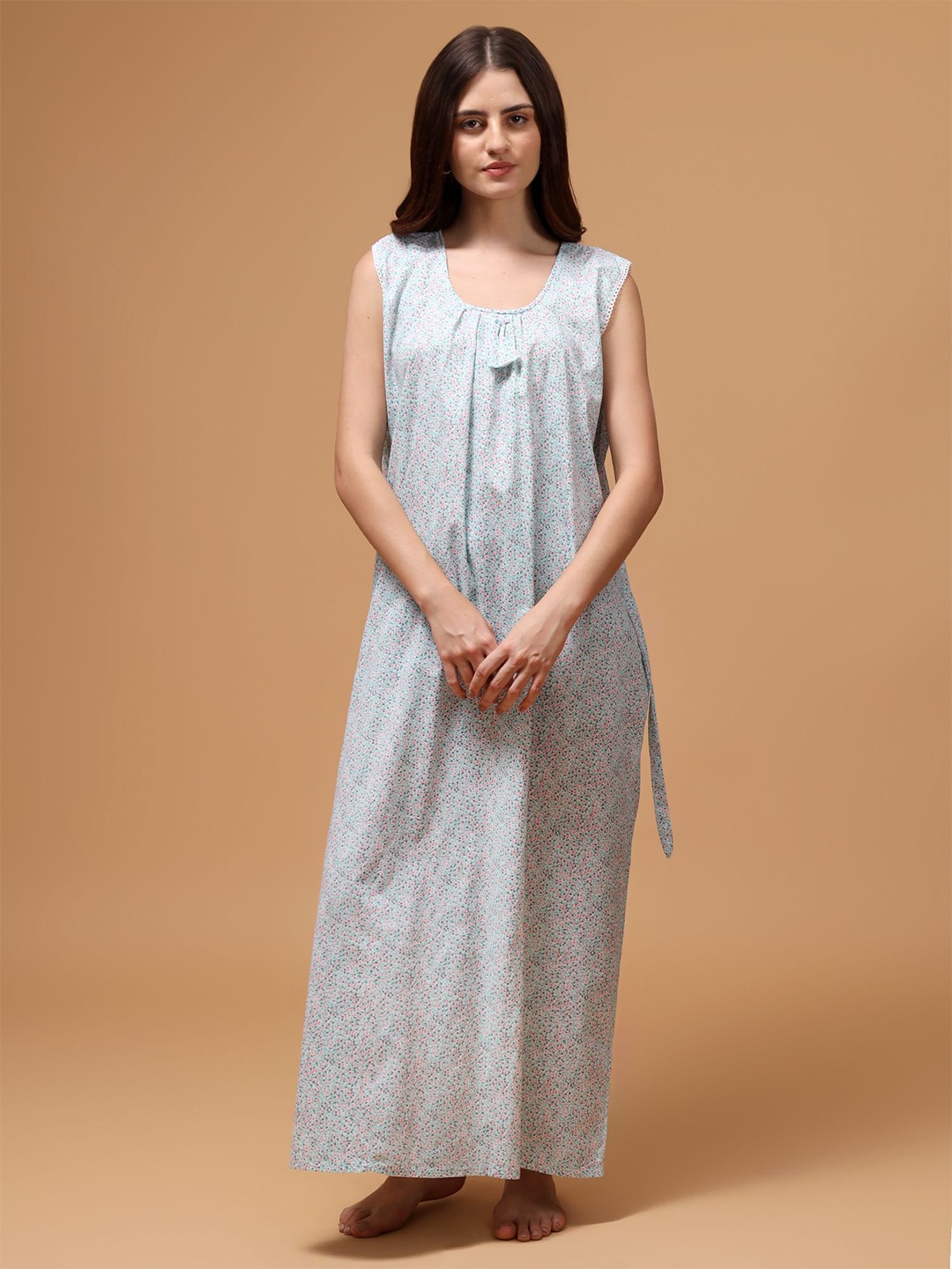 

PALIVAL Printed Maxi Nightdress, Green