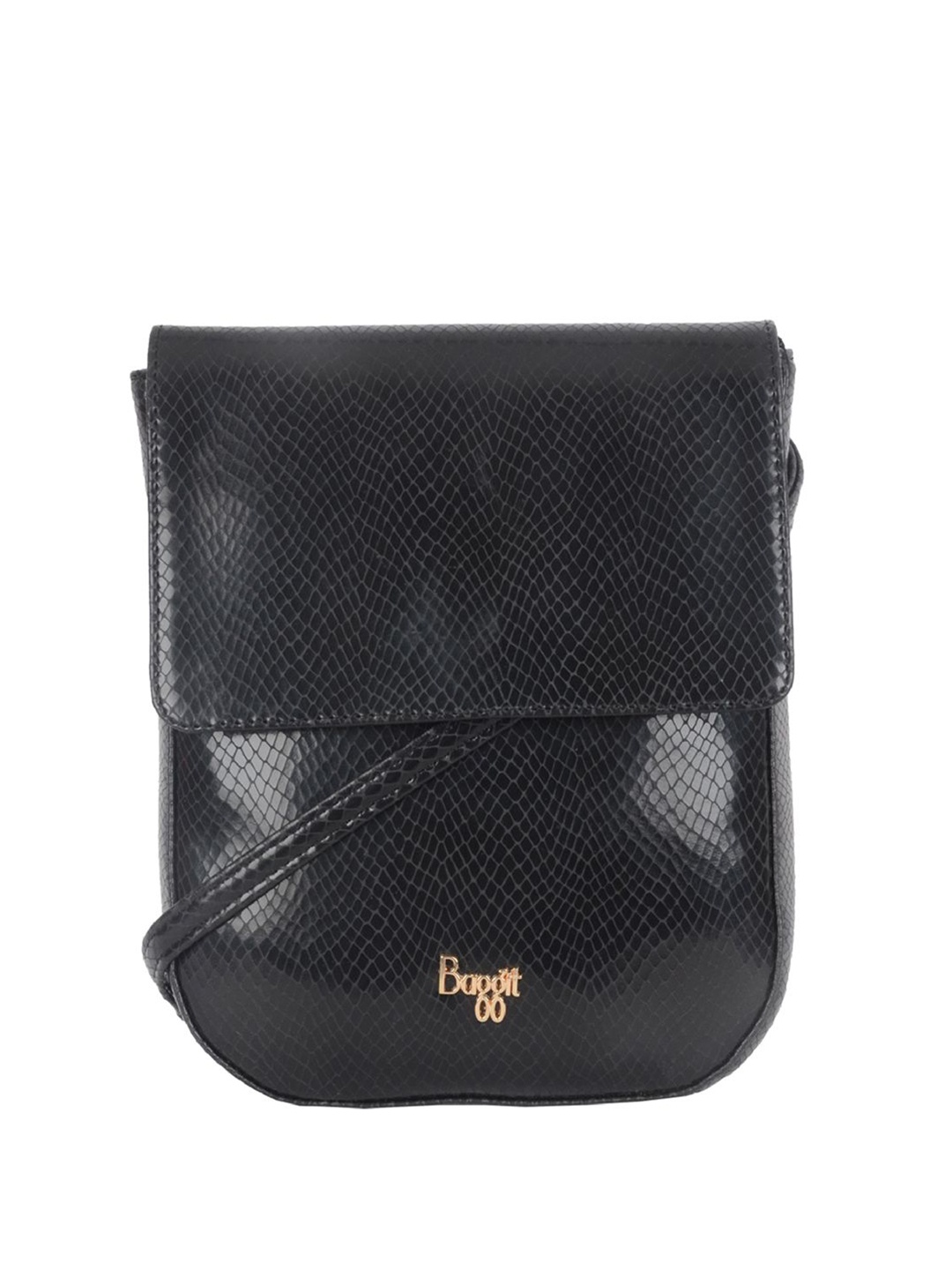 

Baggit Women Textured Ergonomic Backpack, Black