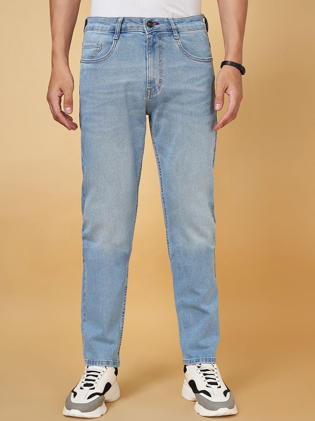 

SF JEANS by Pantaloons Men Mid-Rise Cotton Light Fade Jeans, Blue