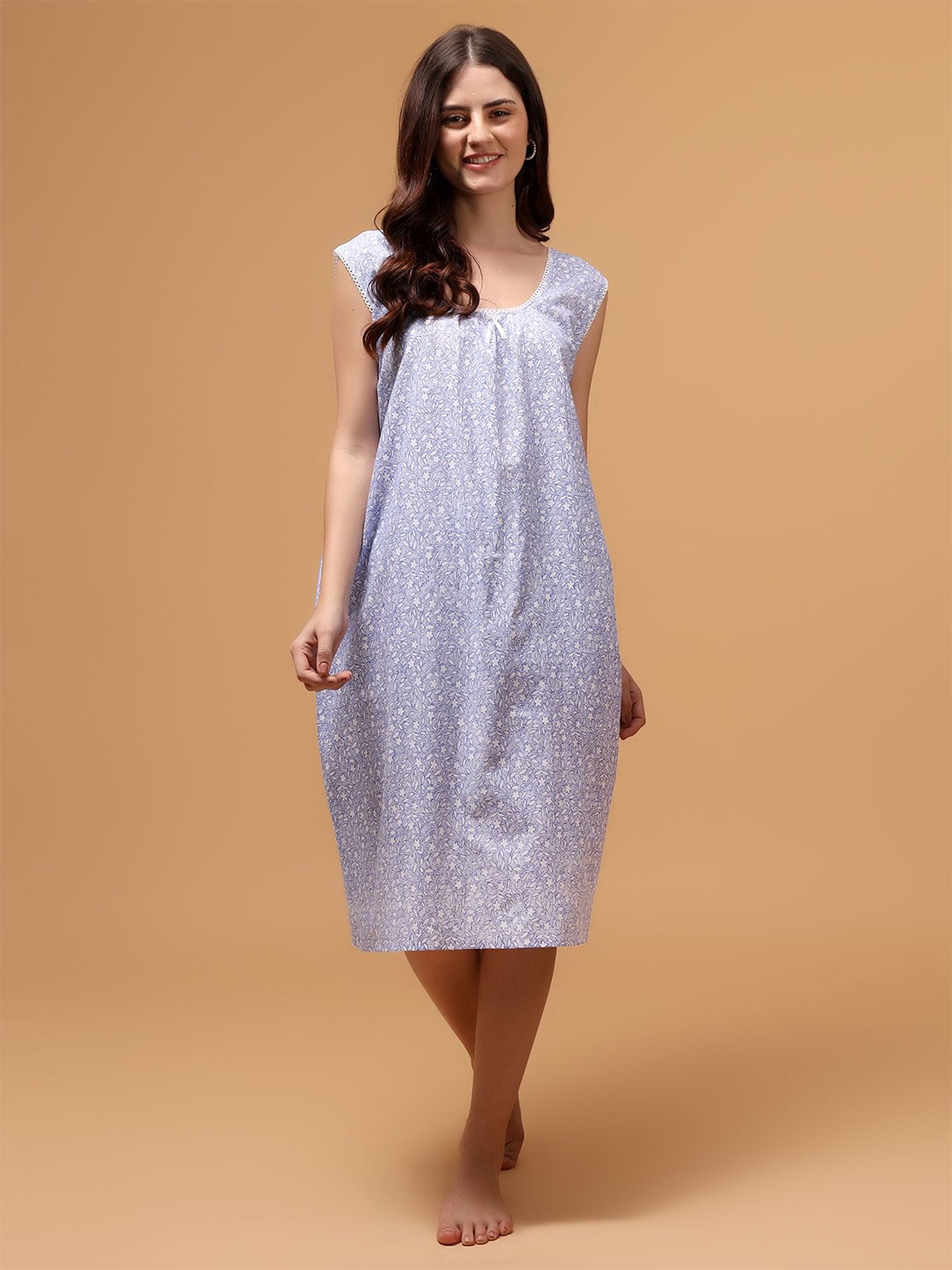 

PALIVAL Printed Nightdress, Blue