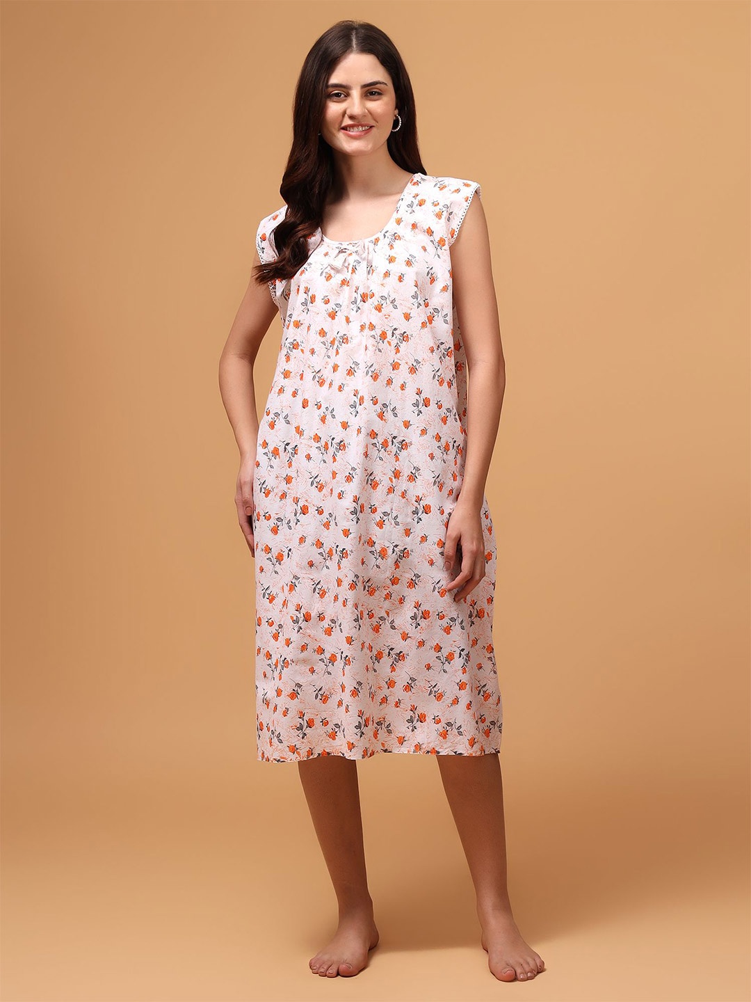 

PALIVAL Printed Nightdress, Orange