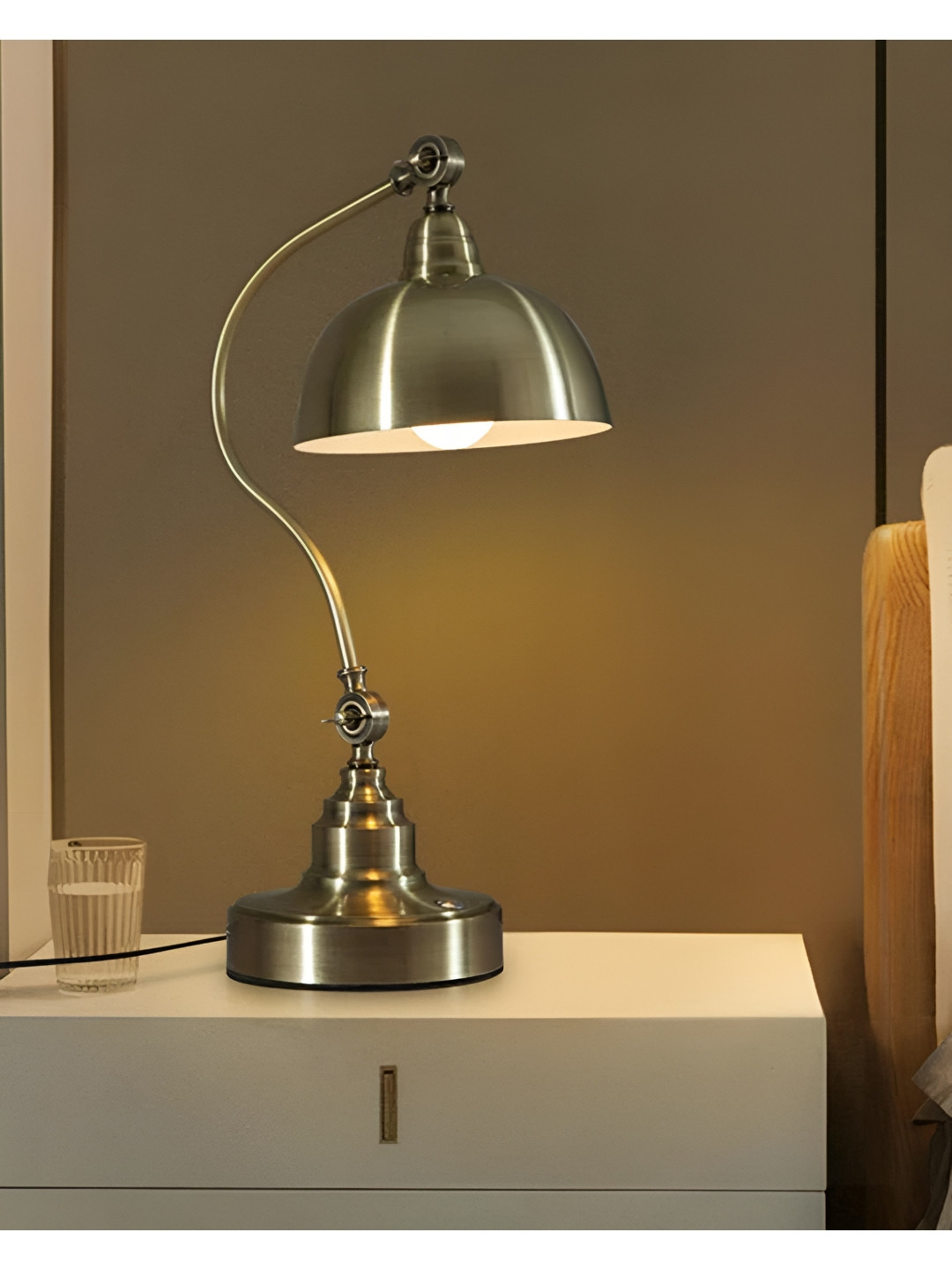 

THEDECORKART Steel Quirky Frusturical Shaped Table Lamp