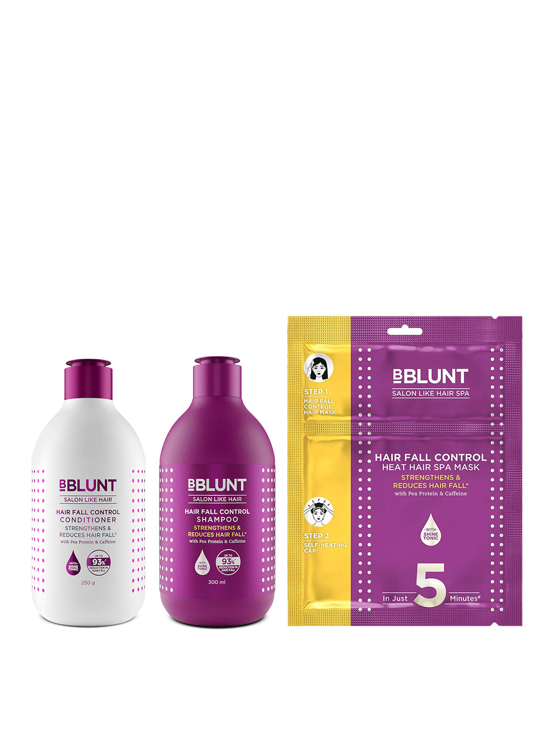 

BBLUNT Hair Fall Control Hair Care Combo, Pink