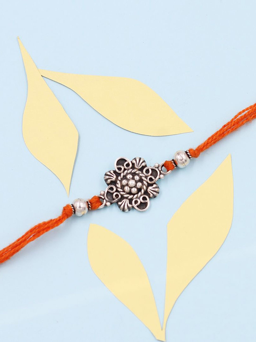 

SANGEETA BOOCHRA 925 Sterling Silver Thread Rakhi