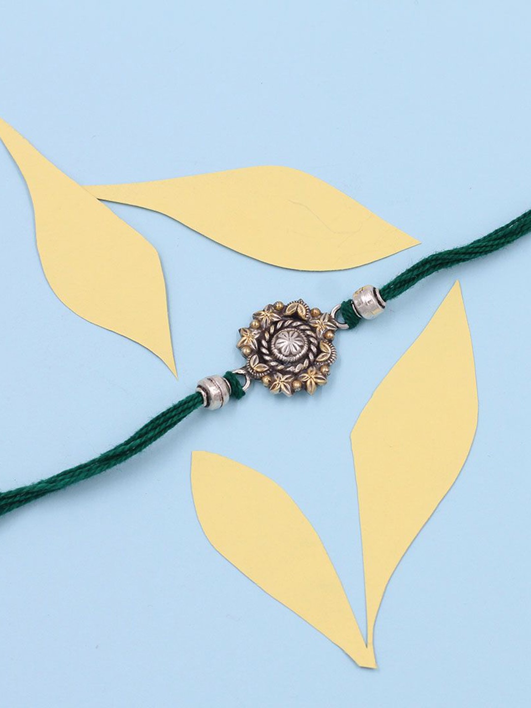 

SANGEETA BOOCHRA 925 Sterling Silver Thread Rakhi