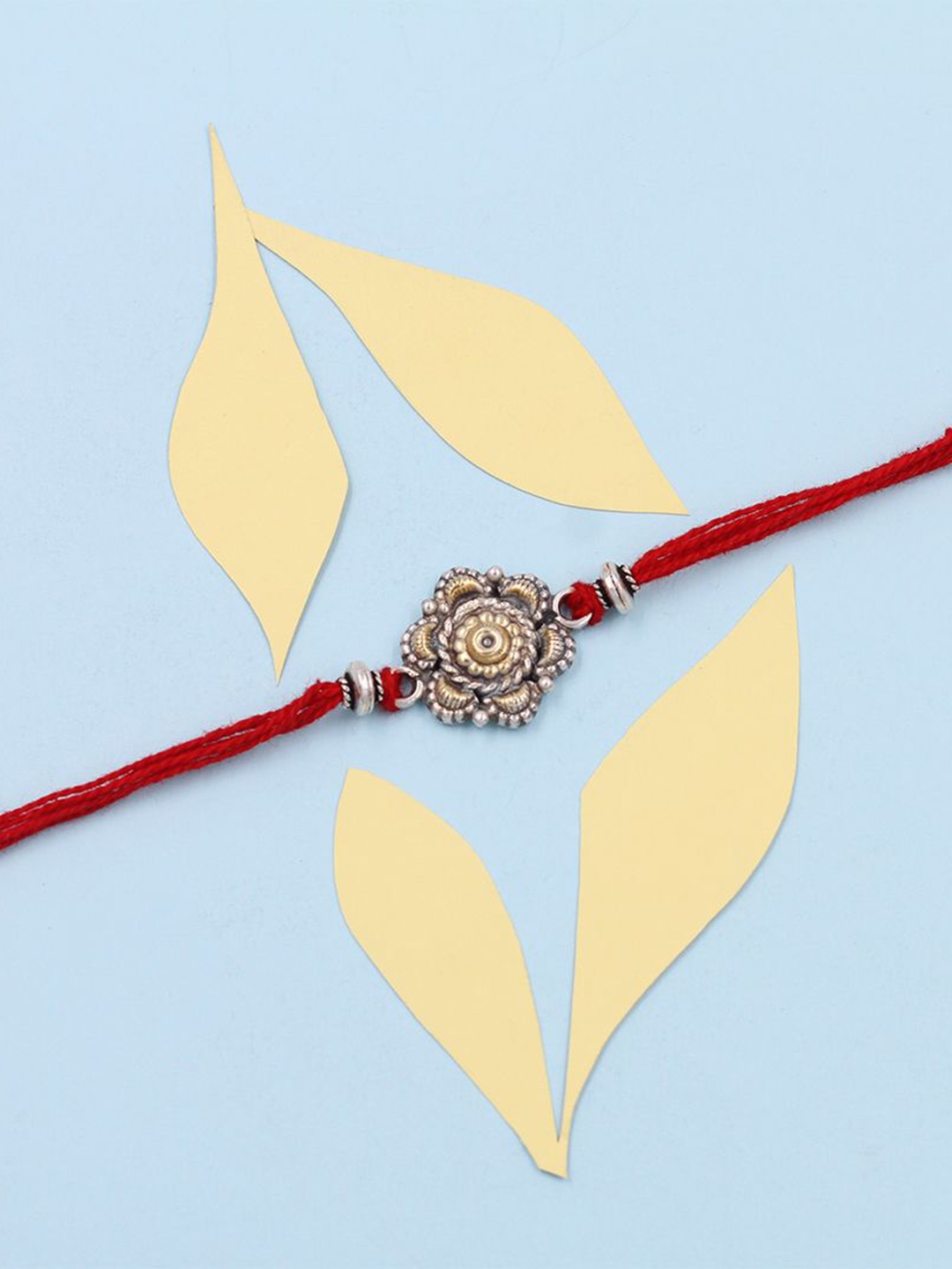 

SANGEETA BOOCHRA 925 Sterling Silver Thread Rakhi